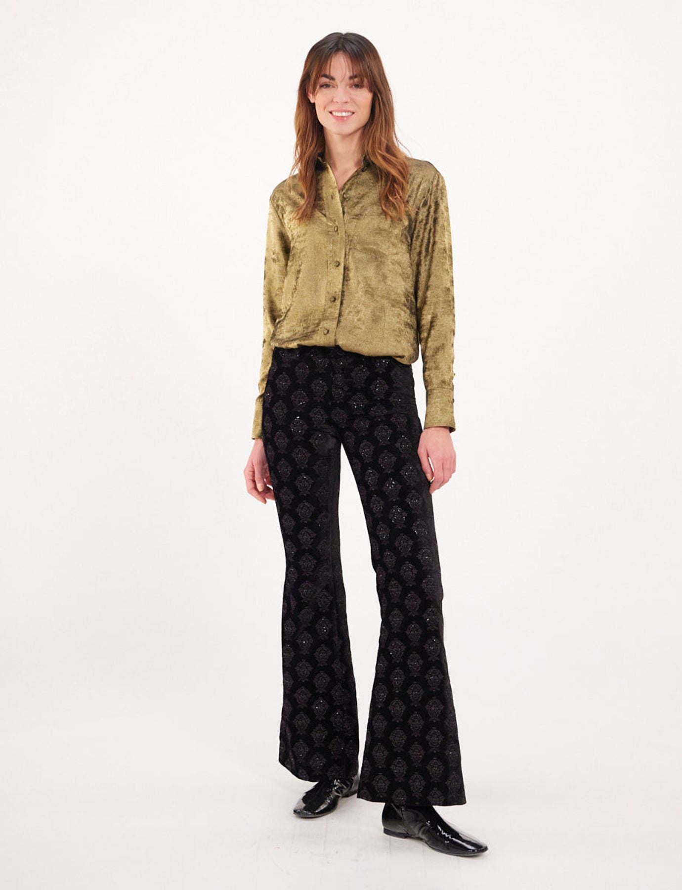 Maureen gold shirt