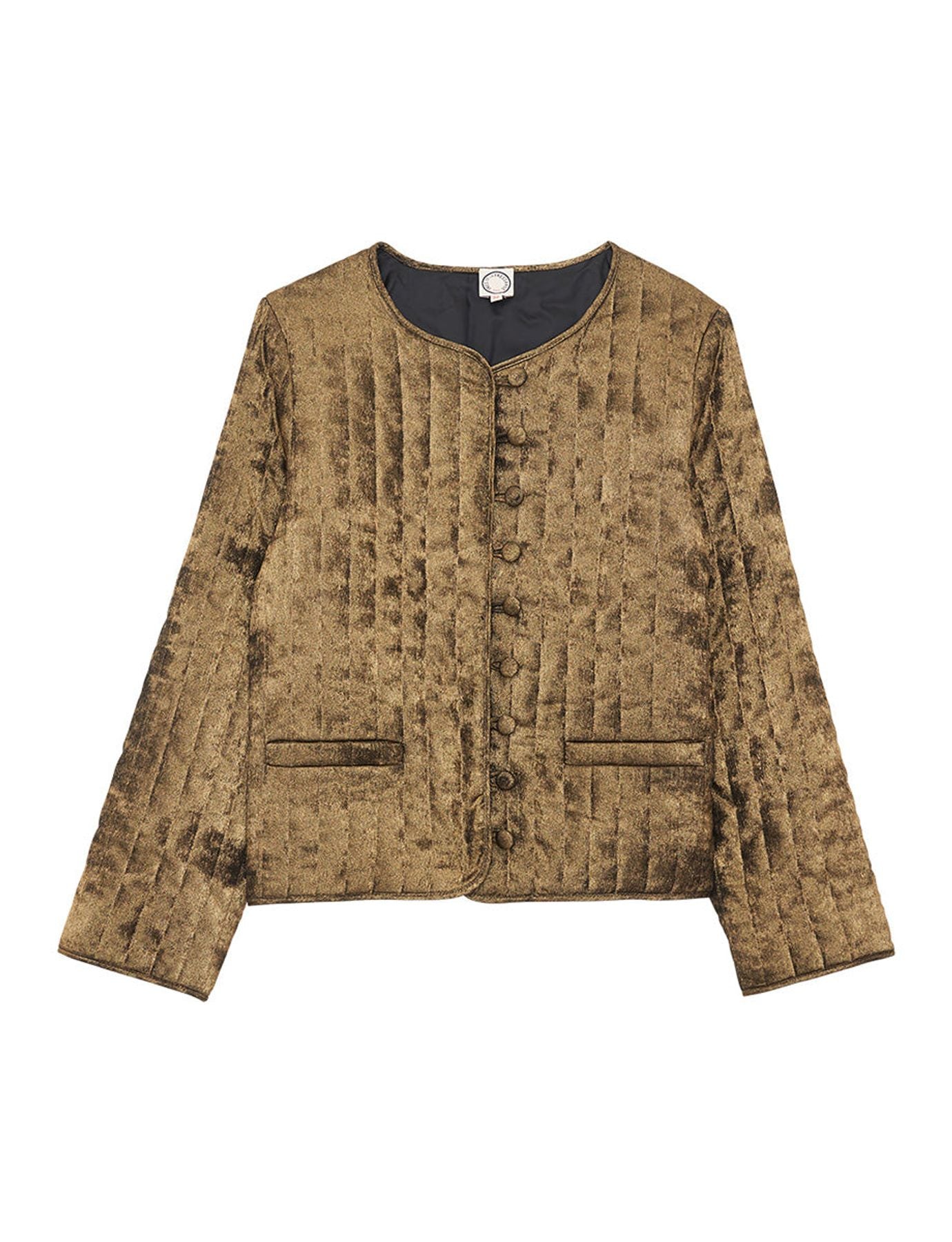 Wyoming-Jacke Gold-Lamé