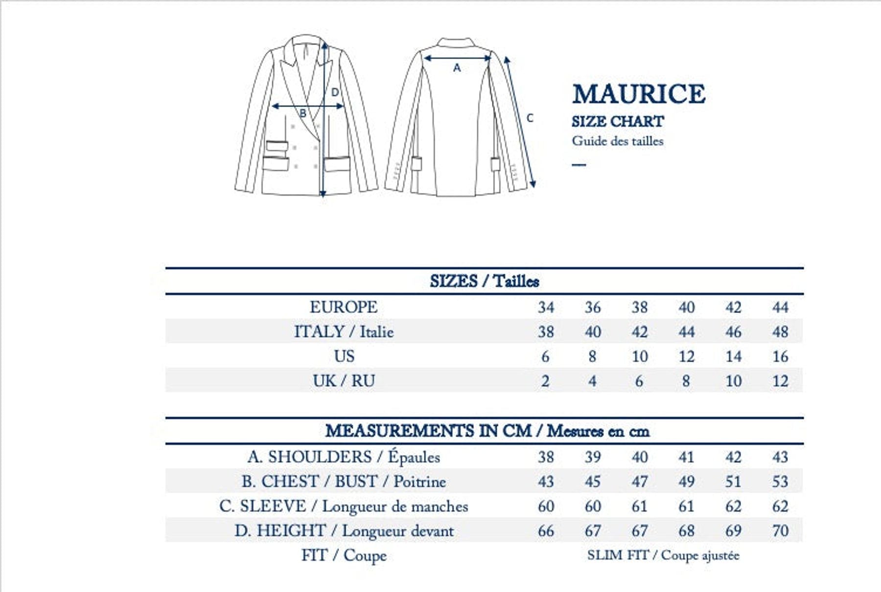 Maurice rust print blazer