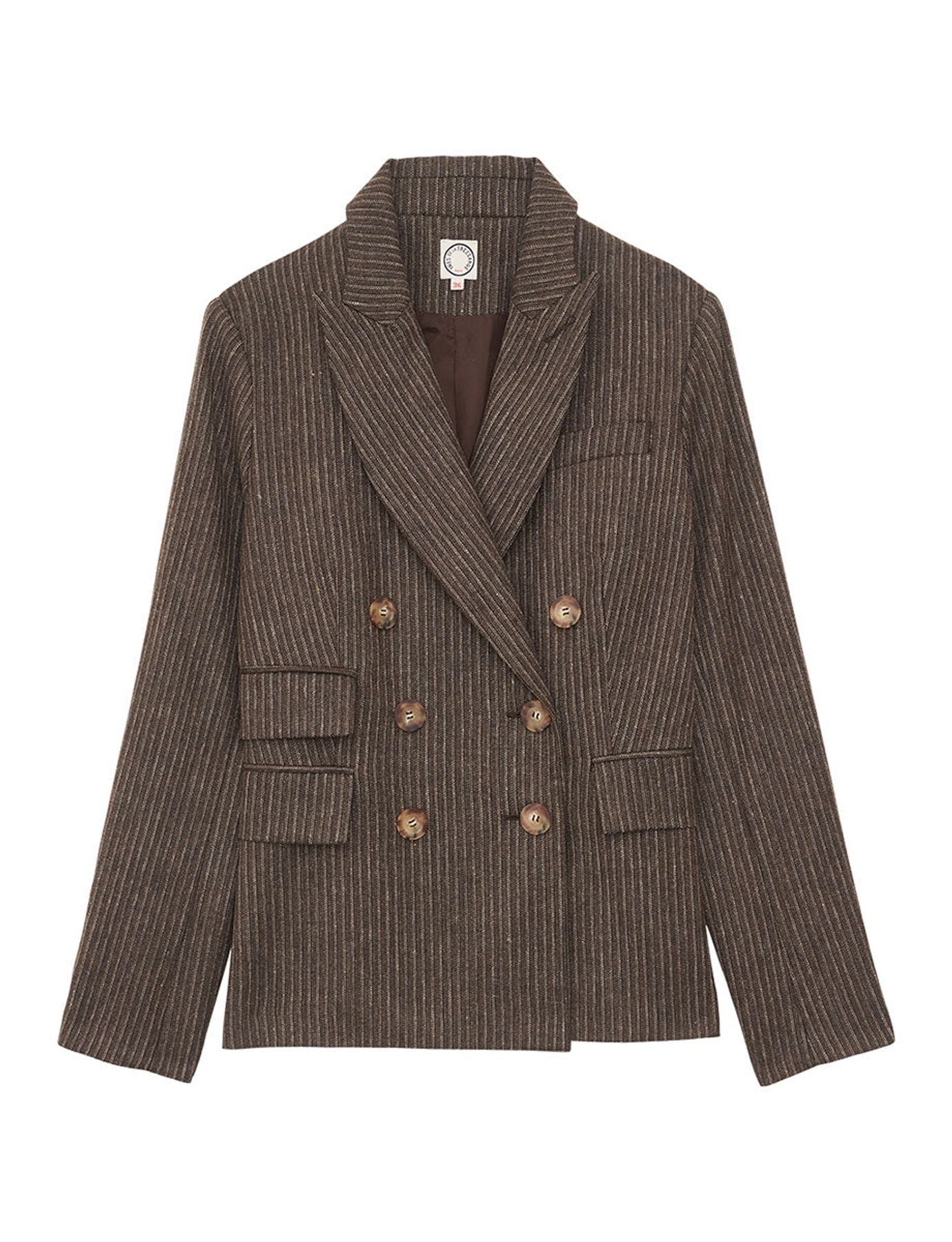 Maurice brown wool blazer
