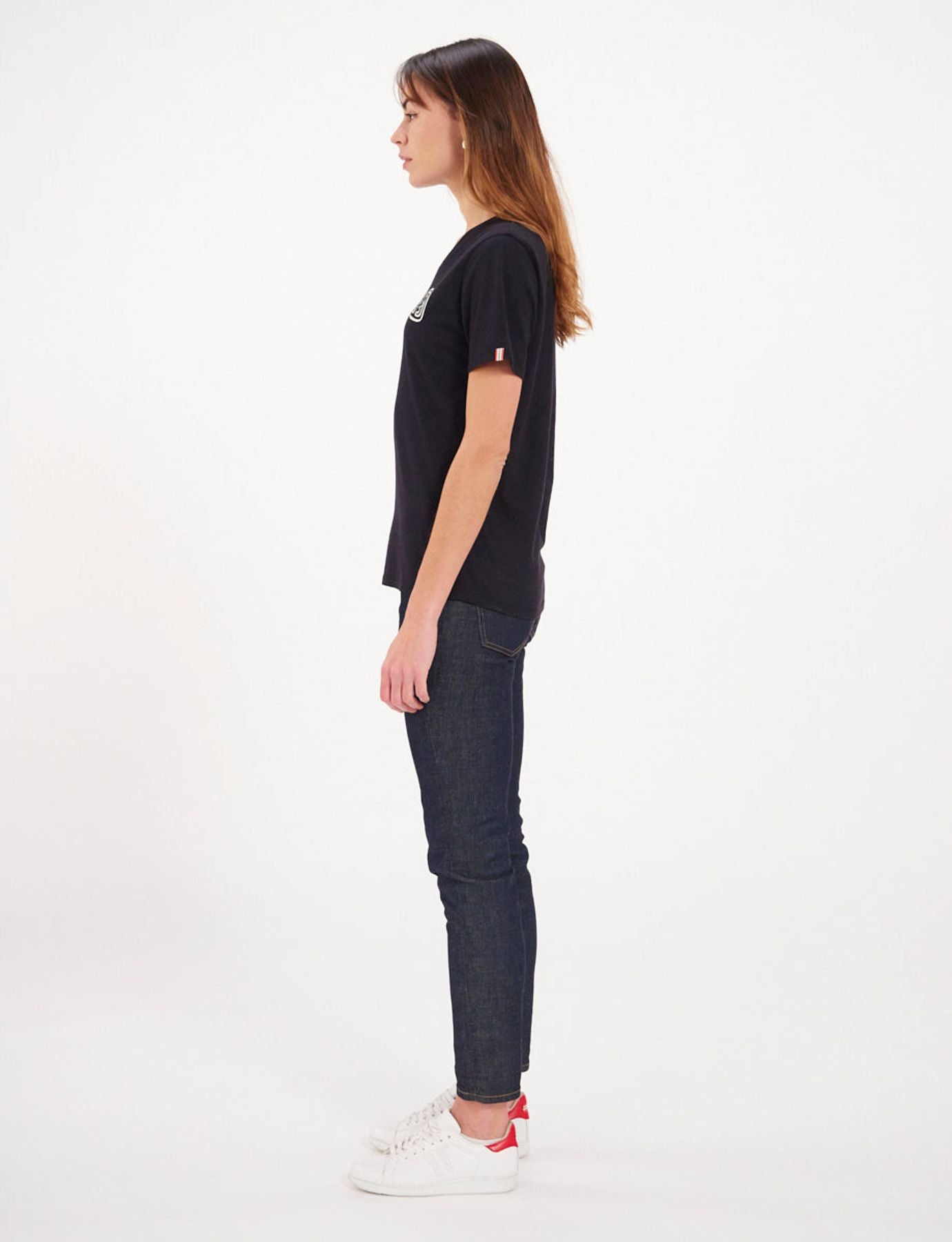 Camiseta Aurora negra/blanca