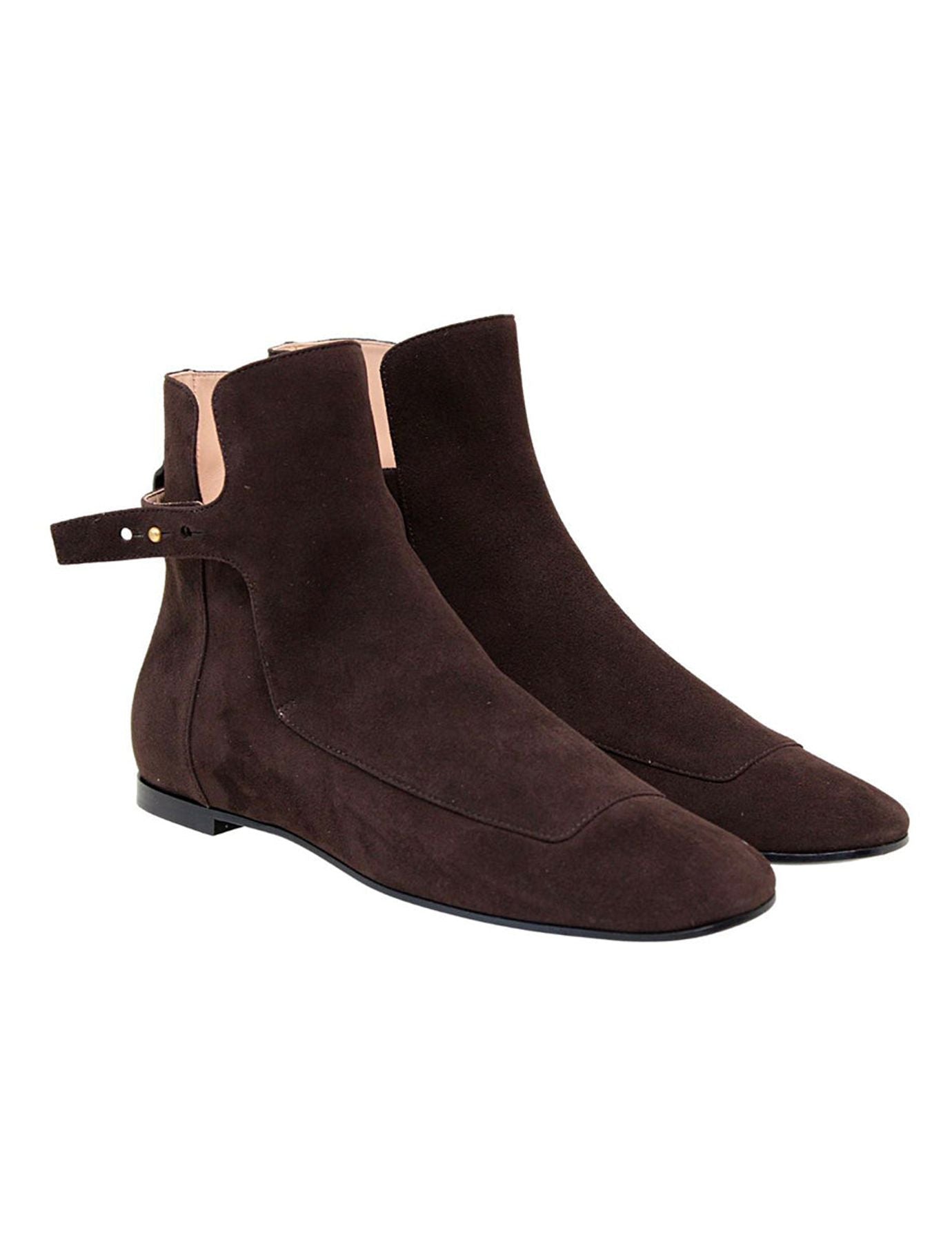 Botas de ante marrón