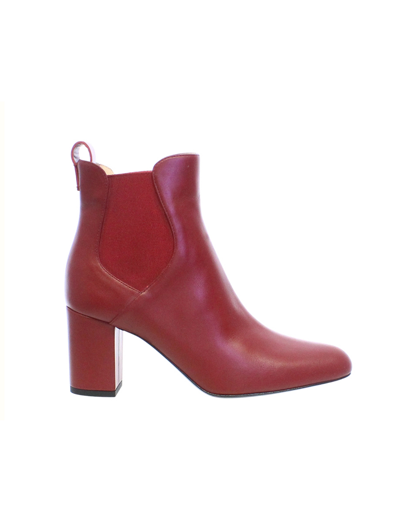 Botas de tacón de piel