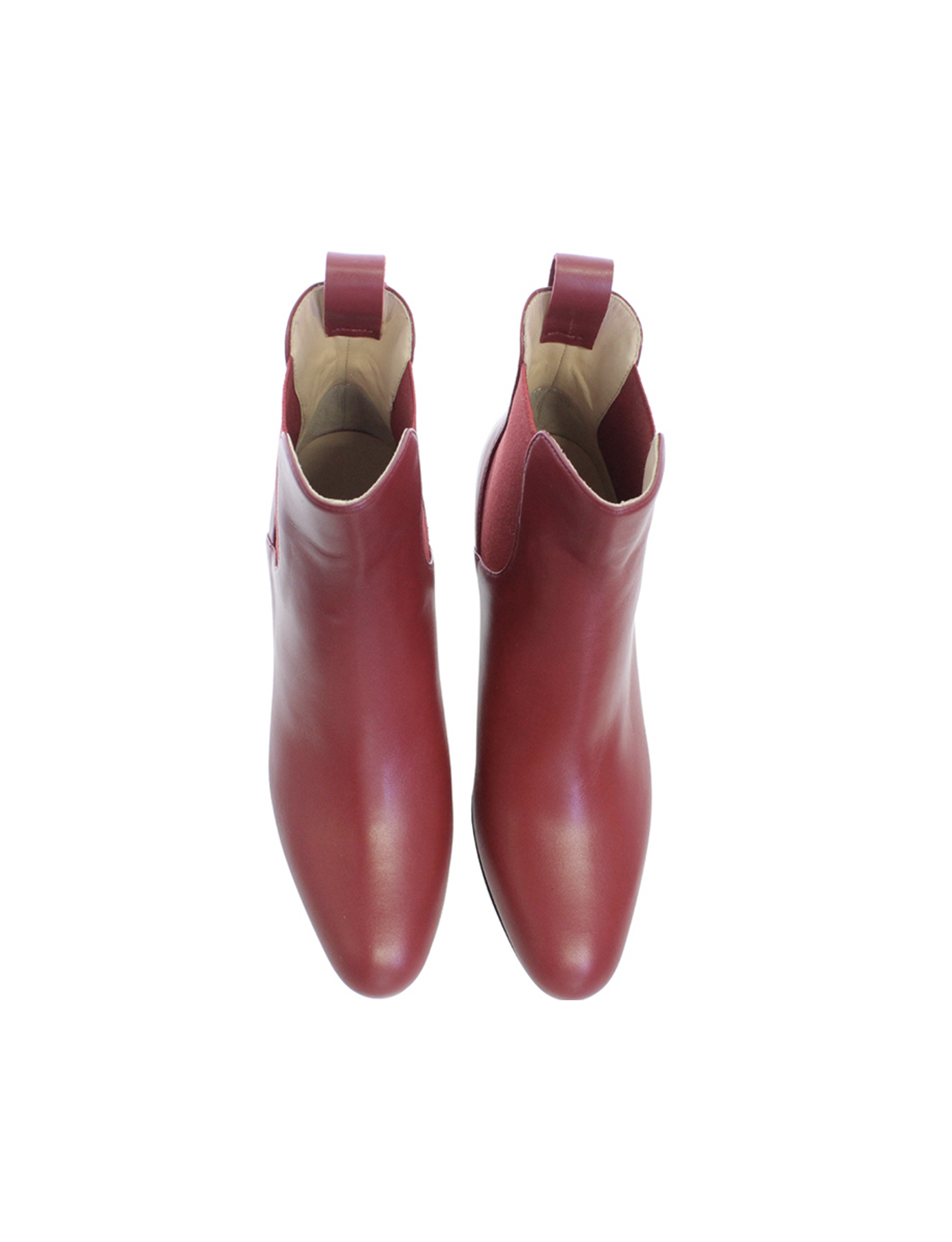Botas de tacón de piel