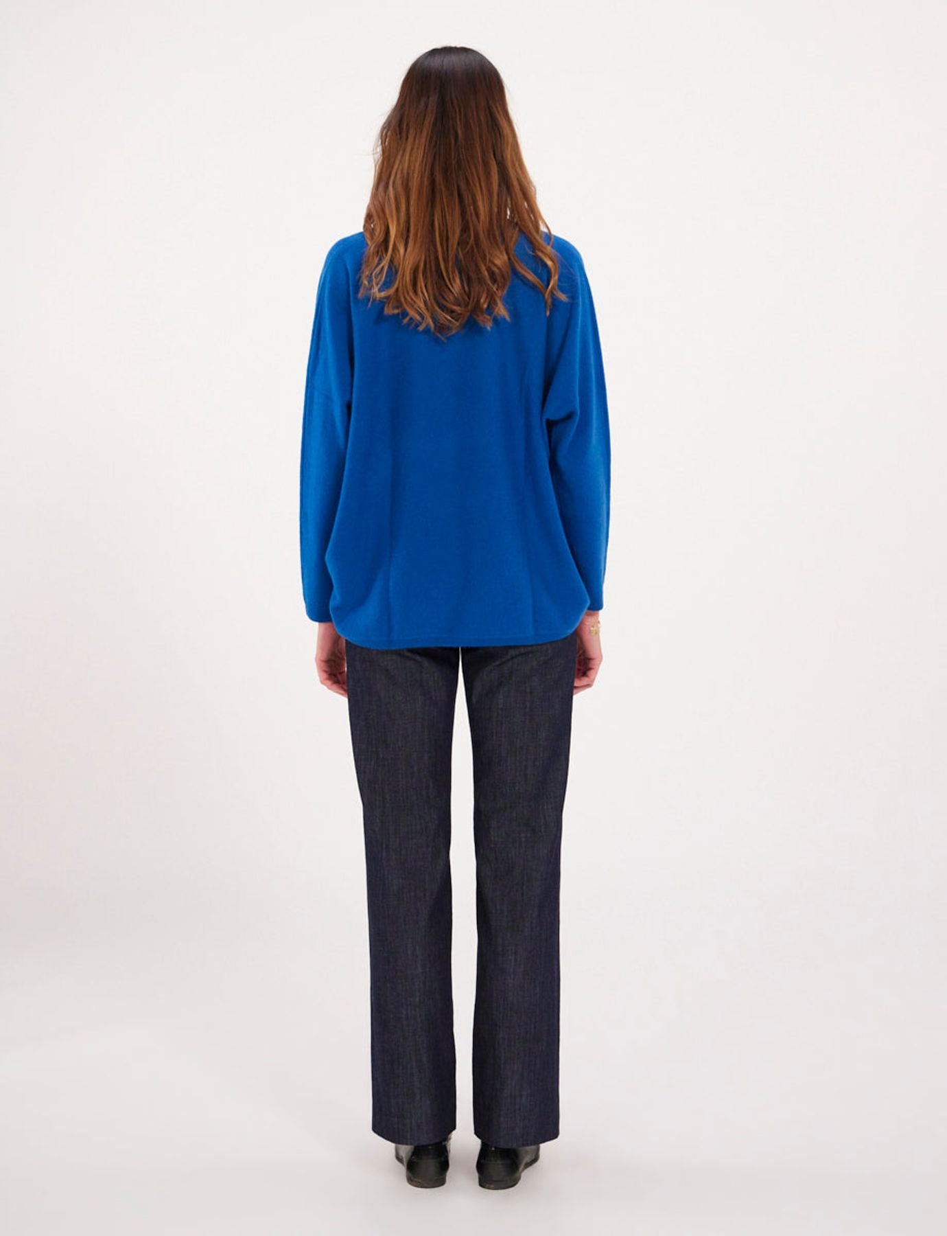 Jersey Ines x cuello de pico con mangas murciélago Notshy