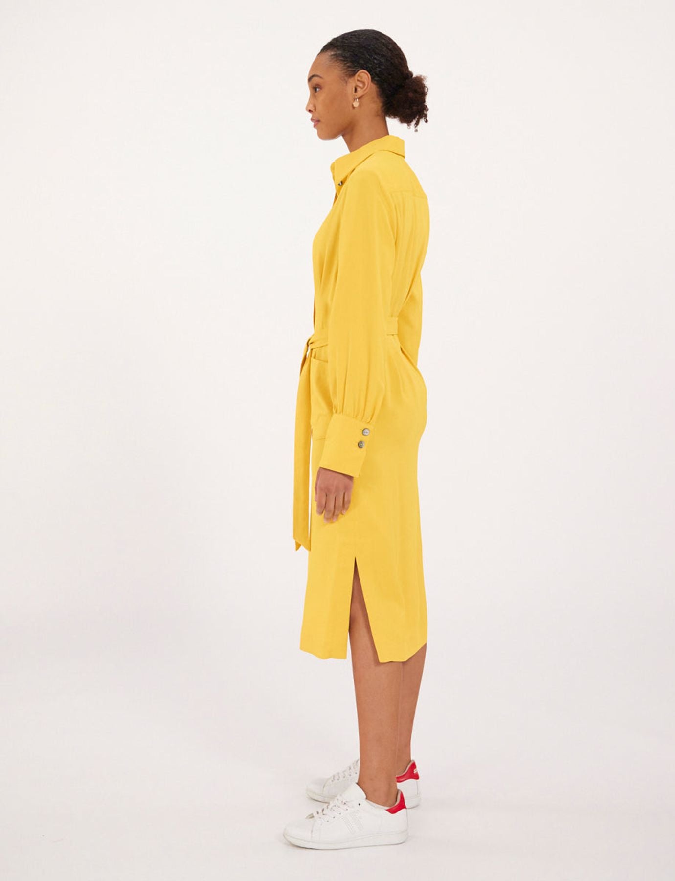 Vestido camisero ochre Rosabella