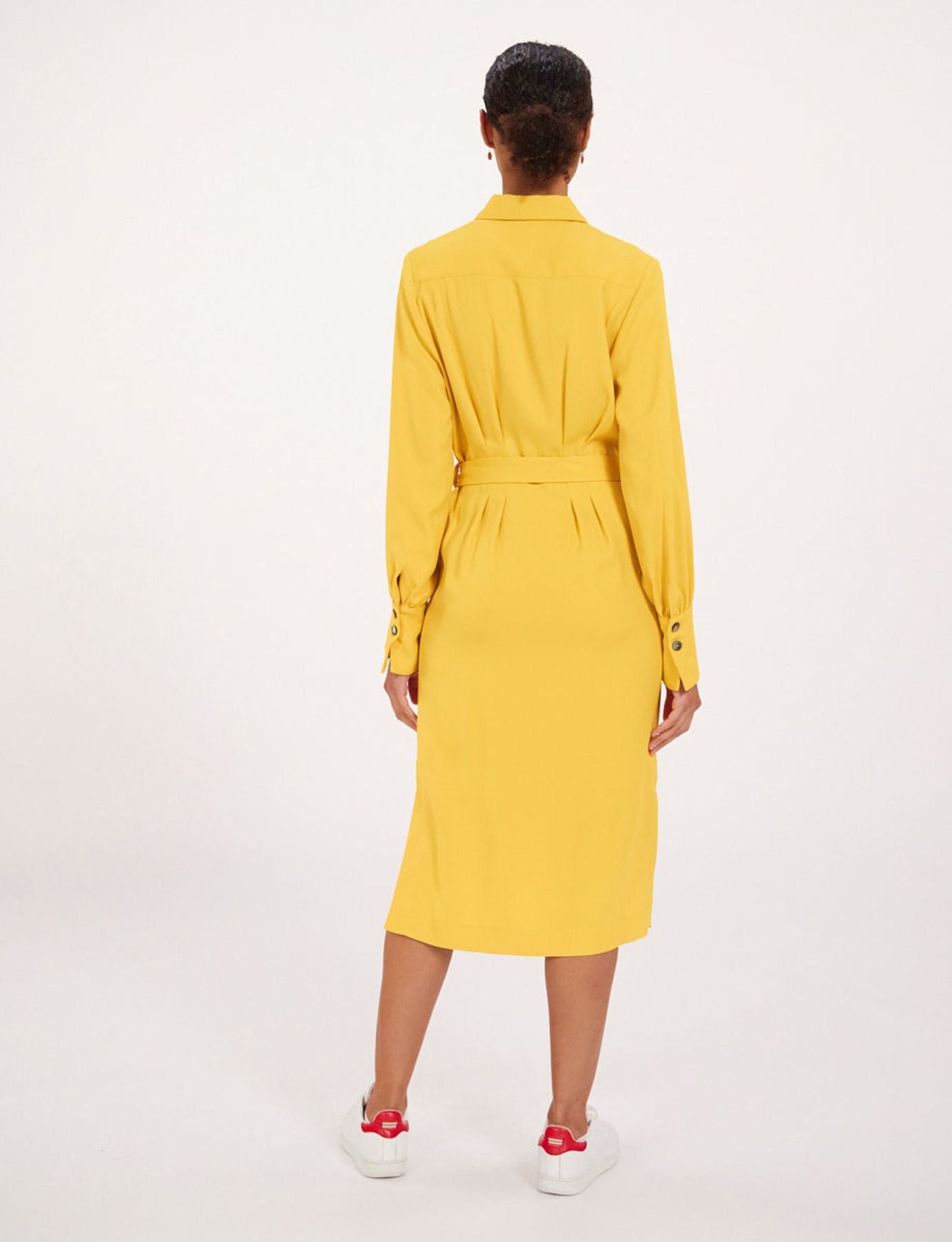 Vestido camisero ochre Rosabella