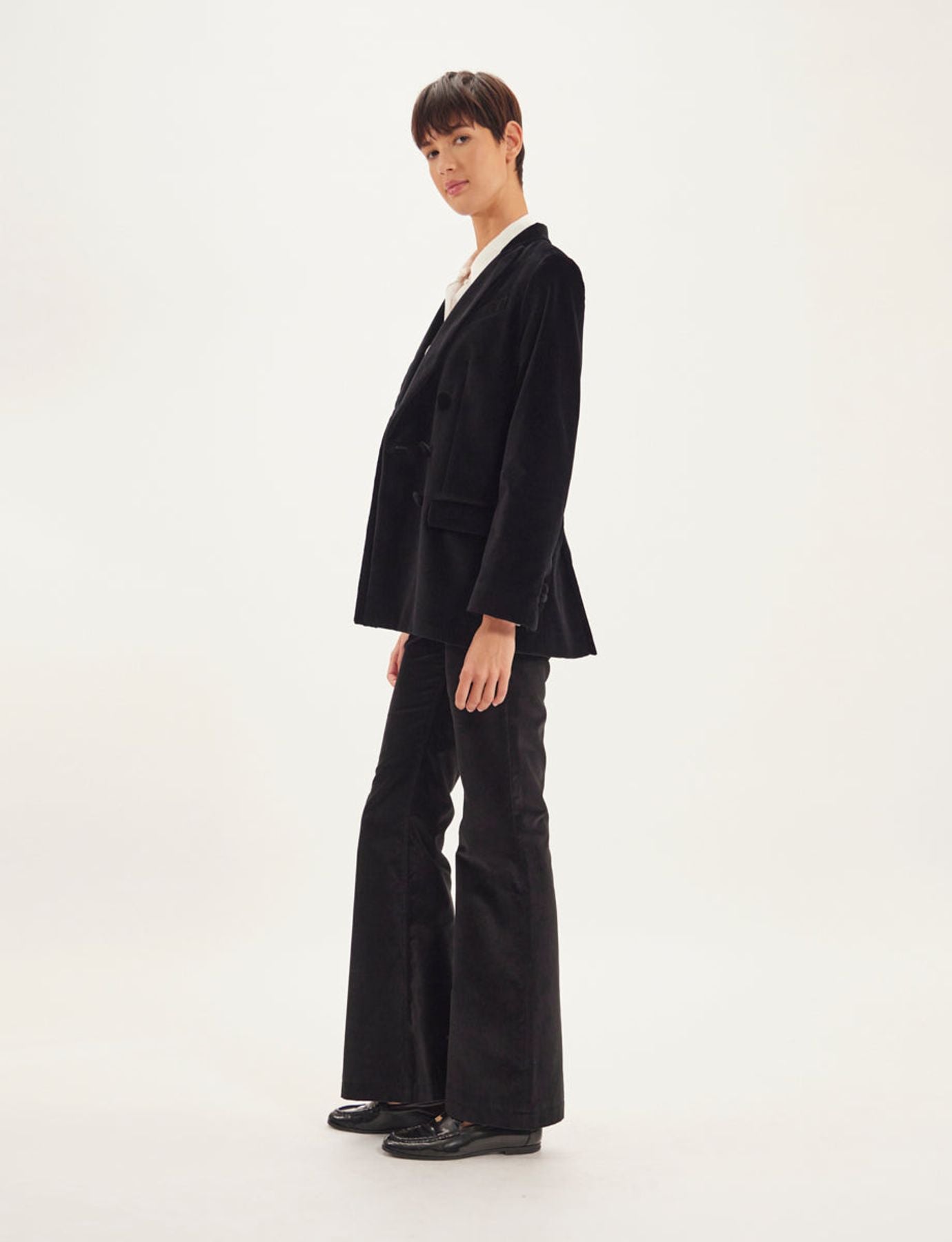 Ezio cotton straight-cut blazer