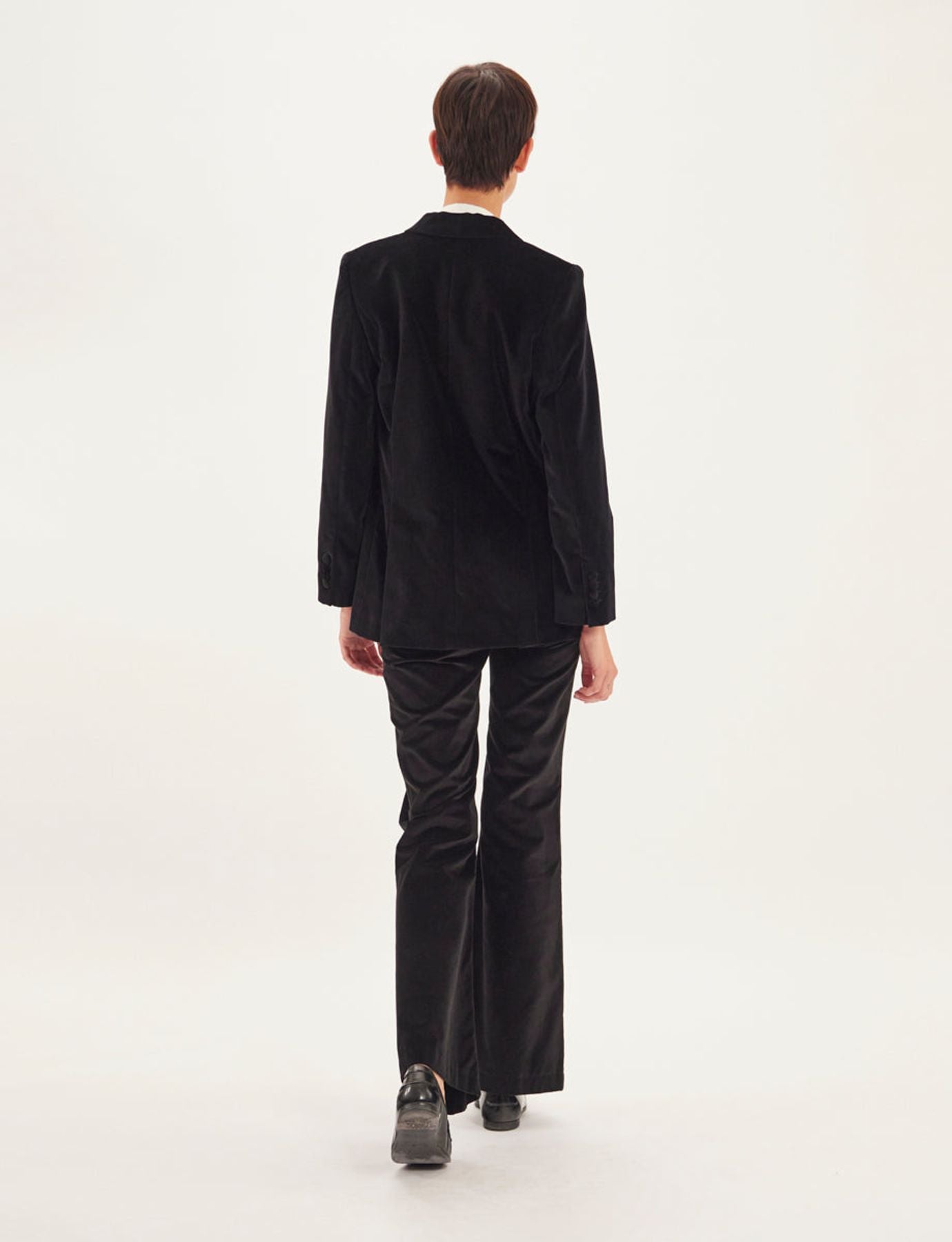 Ezio cotton straight-cut blazer