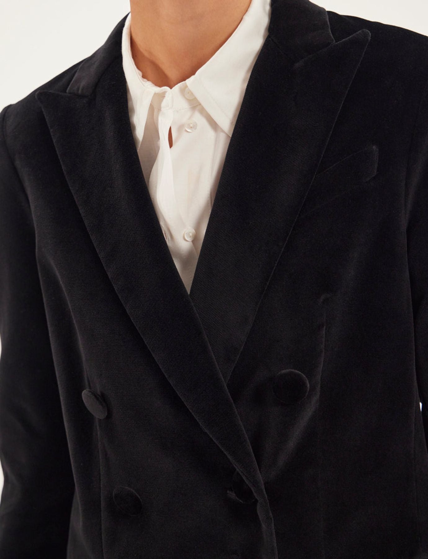 Ezio cotton straight-cut blazer