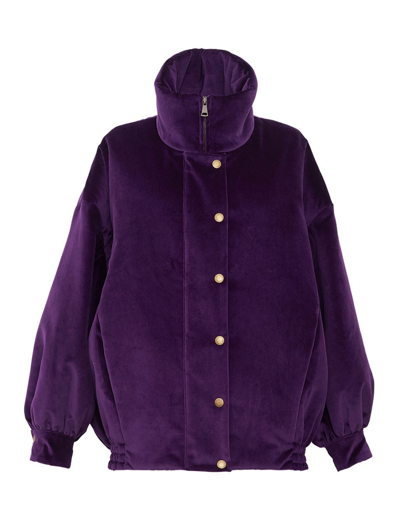 Chaqueta holgada morada Elios