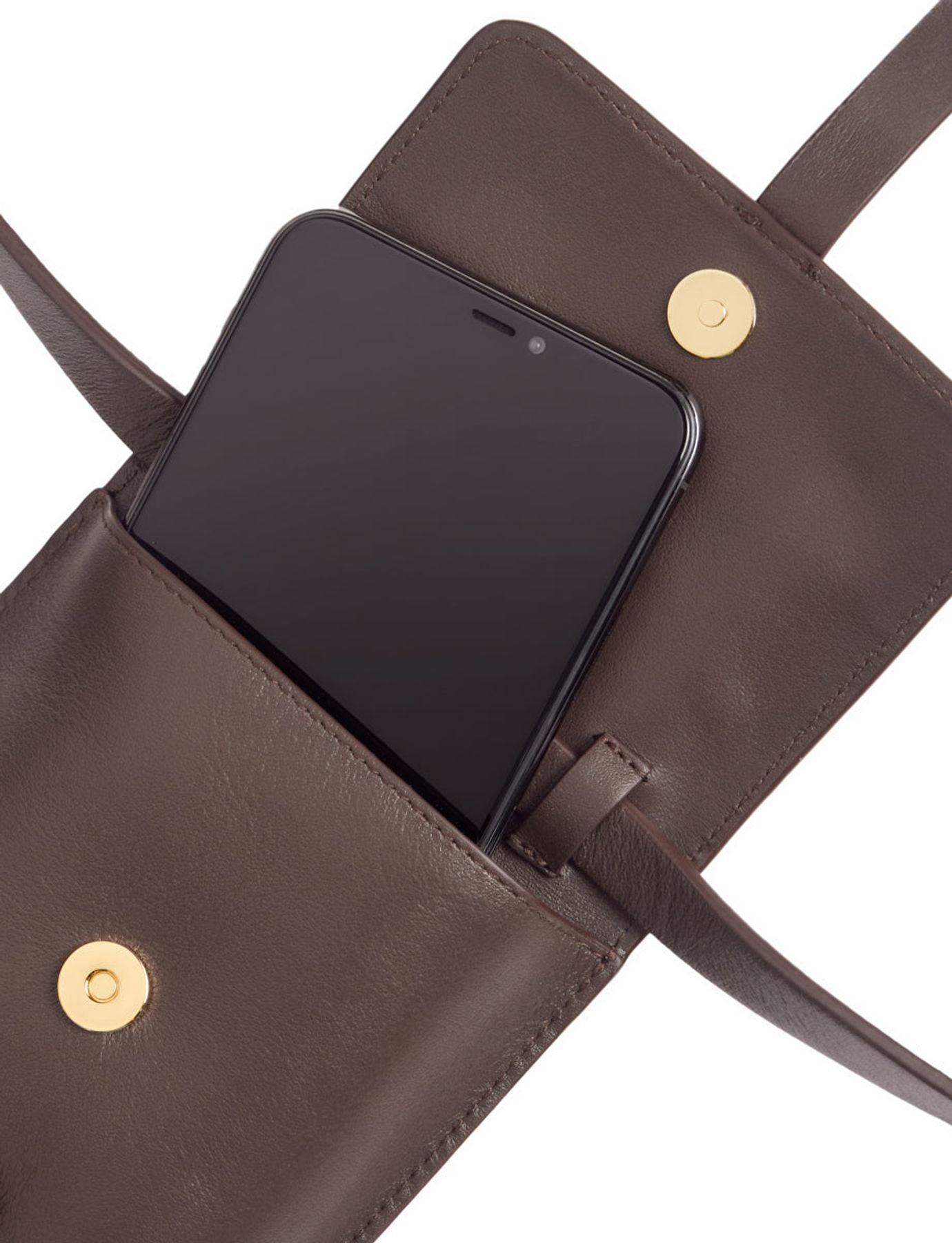 Smartphone bag Léonore chocolate