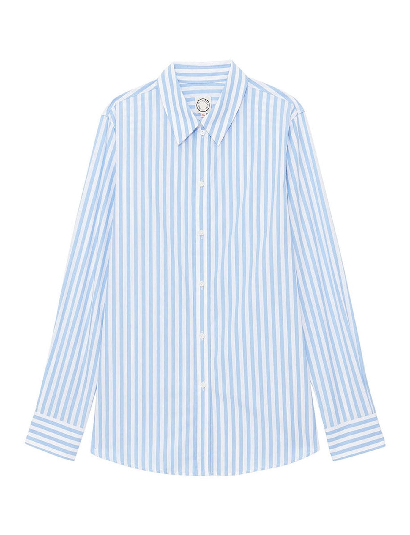 Camisa Martin a rayas azules y blancas