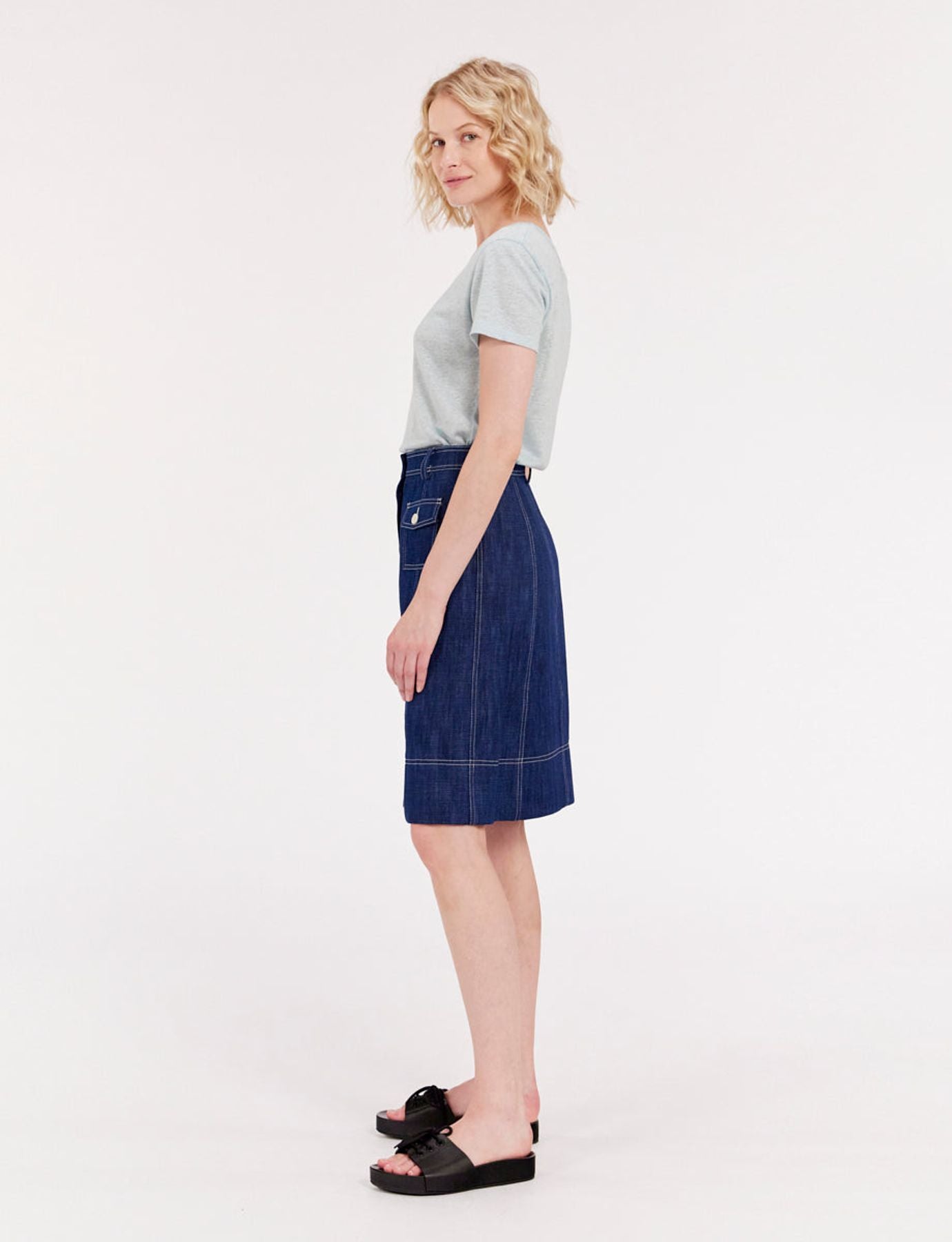 Rachel denim skirt