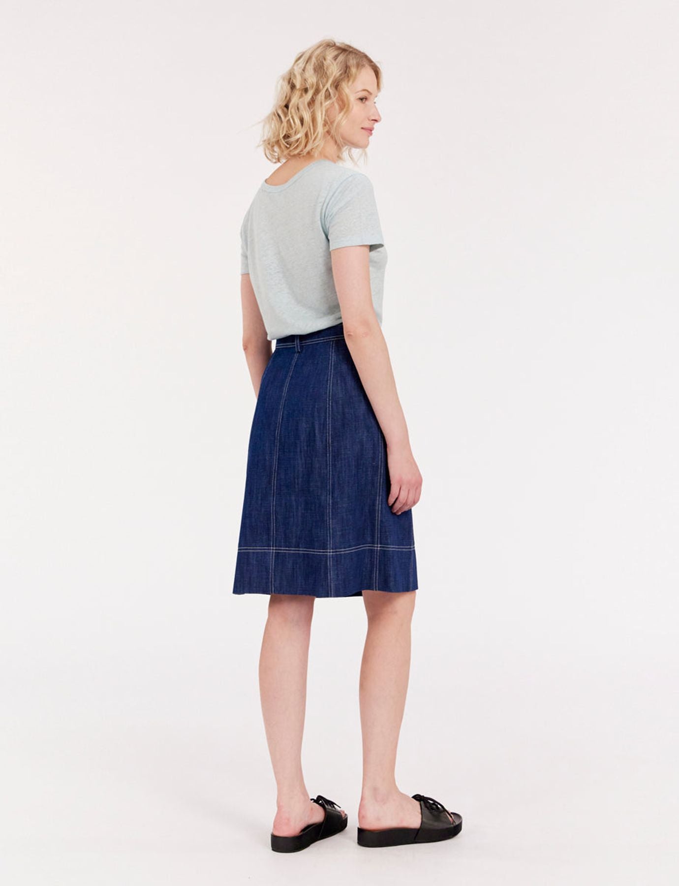 Rachel denim skirt