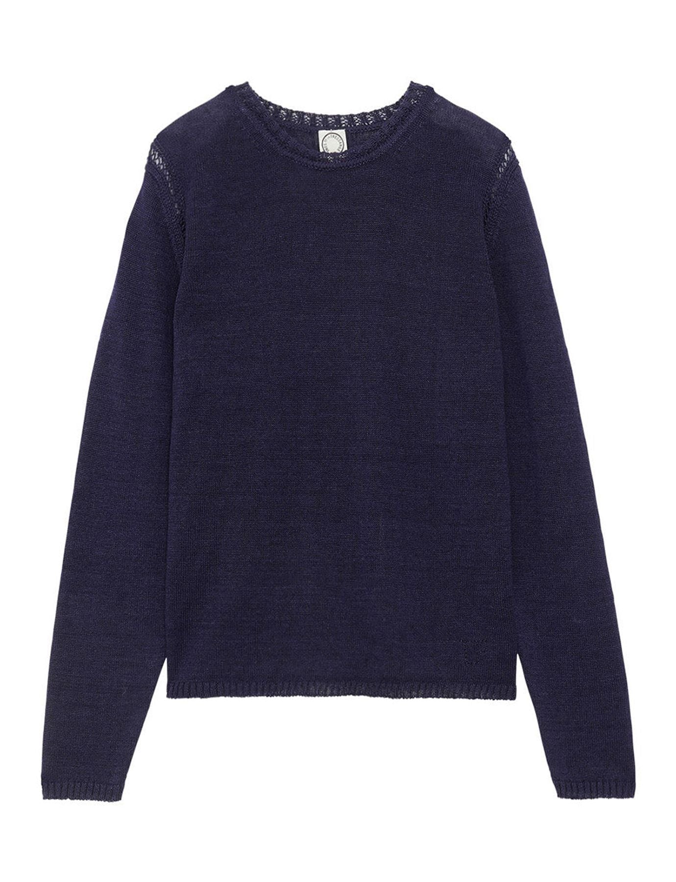 Angelina blue linen jumper