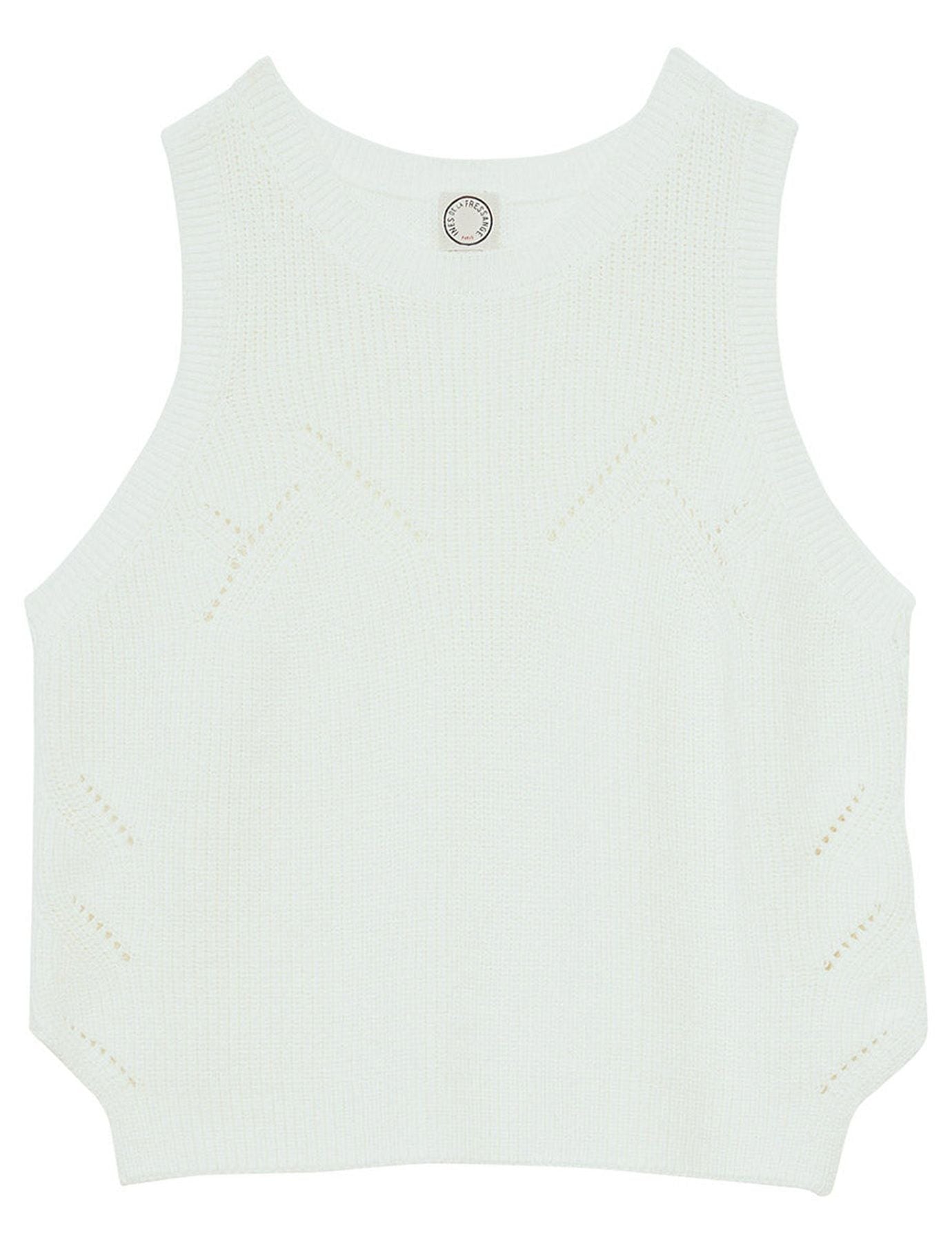 Jersey sin mangas Agatha crudo