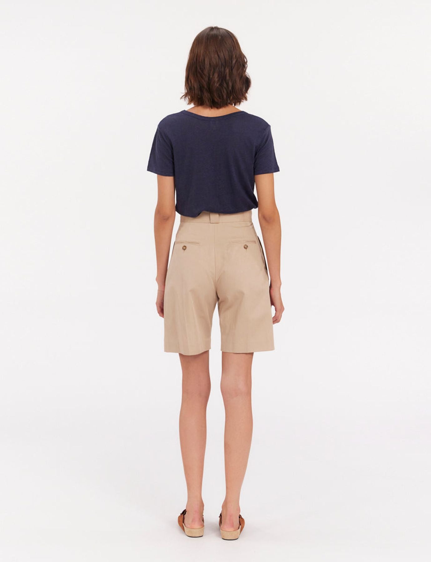 Odette beige shorts