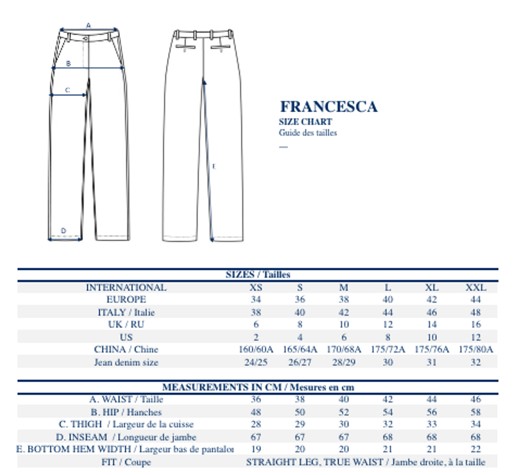 Pantalones rosas Francesca