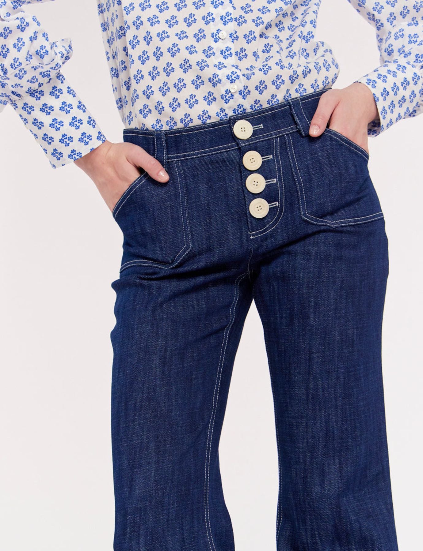 Pantalones azules Charlotte
