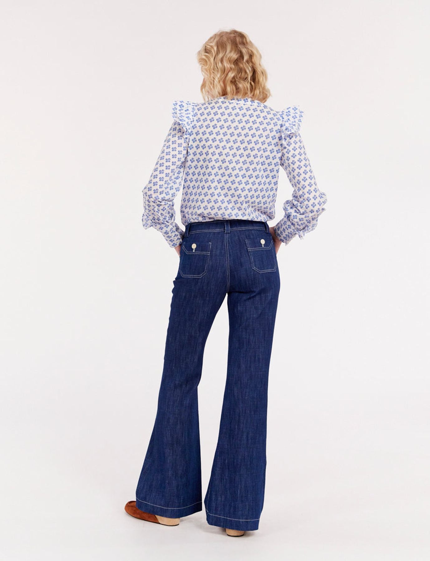 Pantalones azules Charlotte