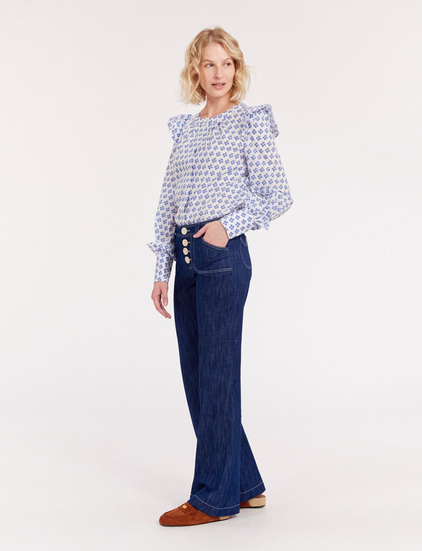 Pantalones azules Charlotte