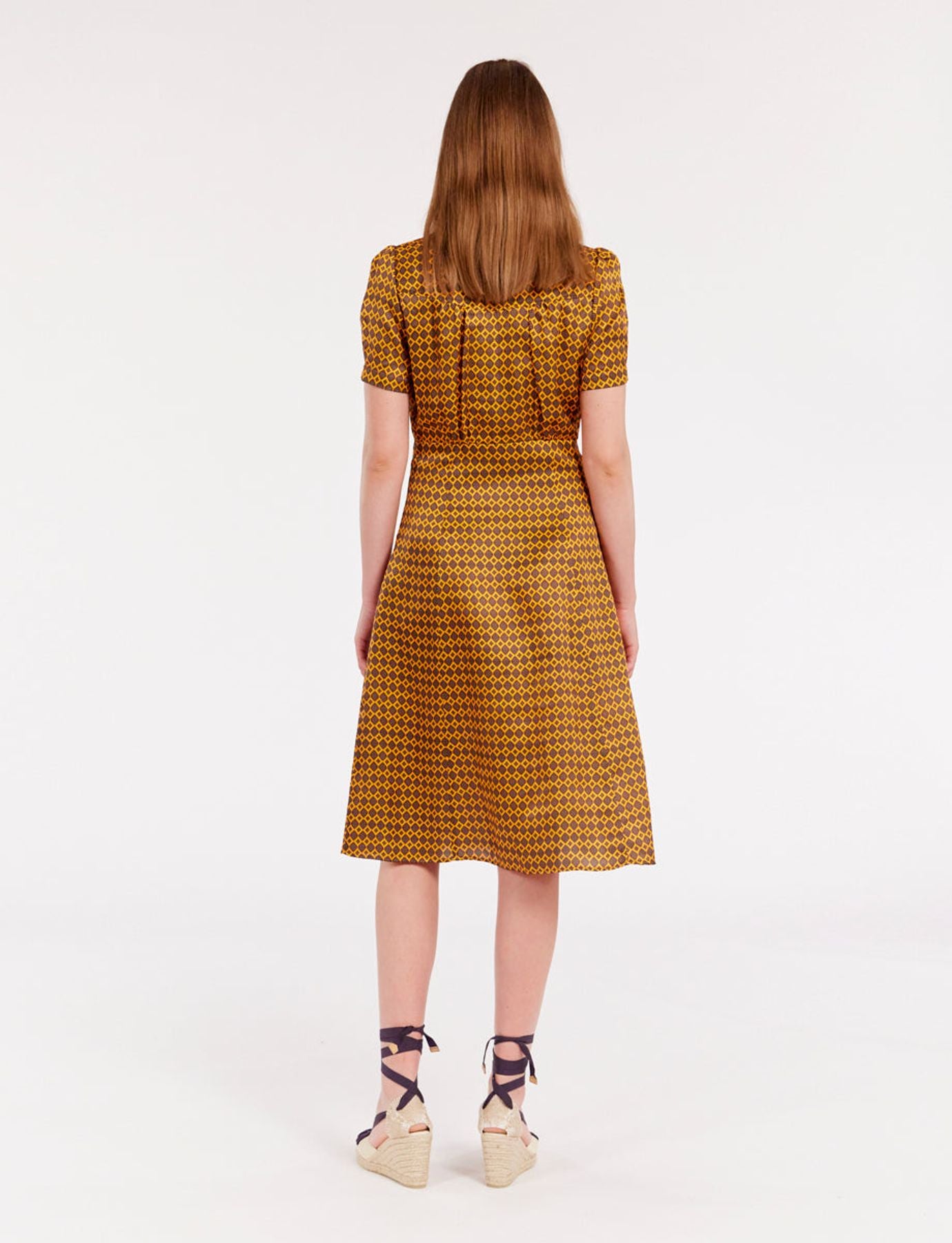 Vestido de satén Angèle