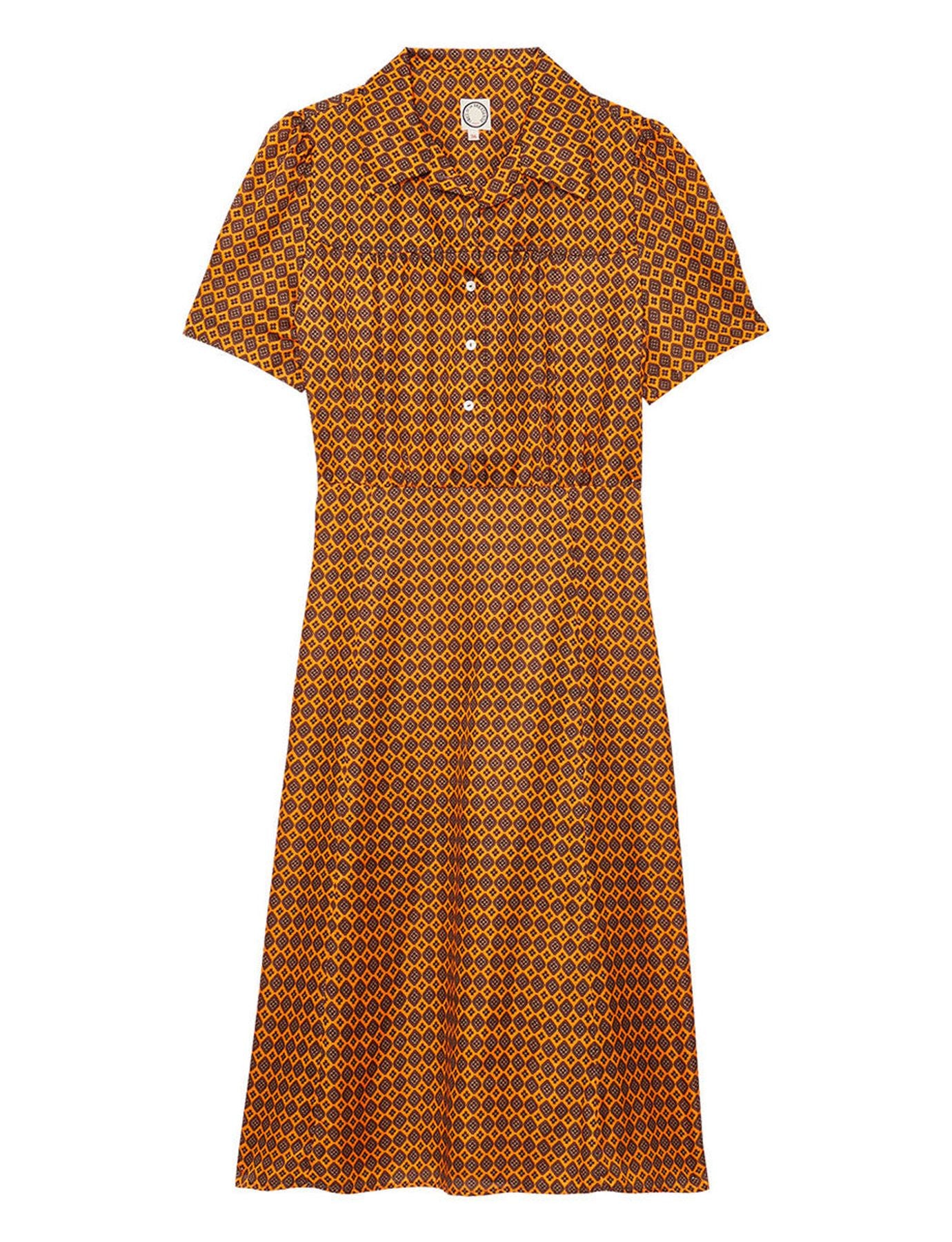 Vestido de satén Angèle