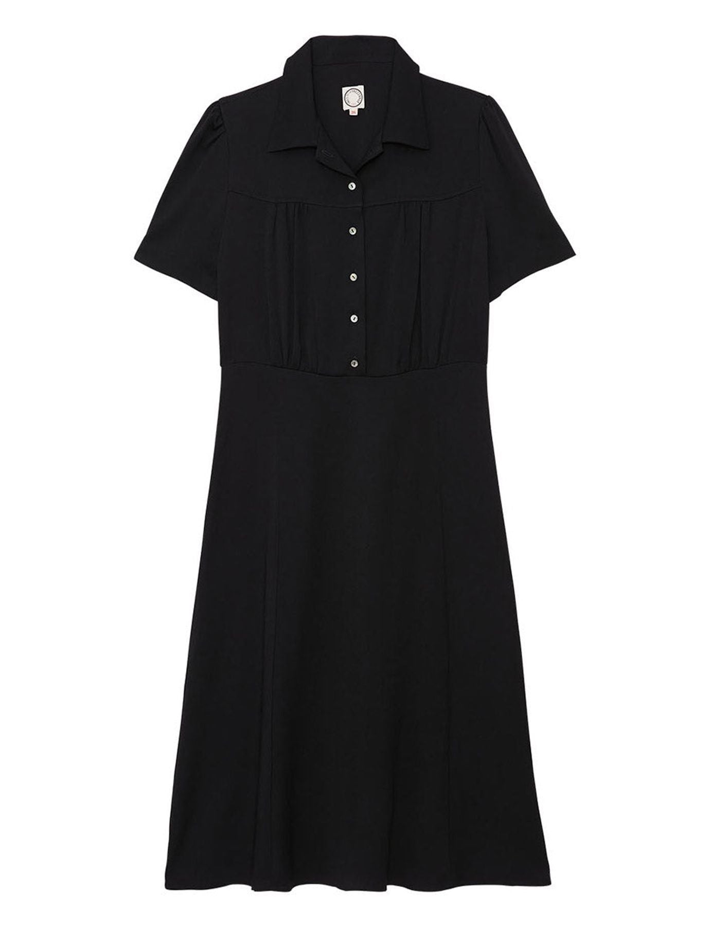 Vestido azul marino Angèle
