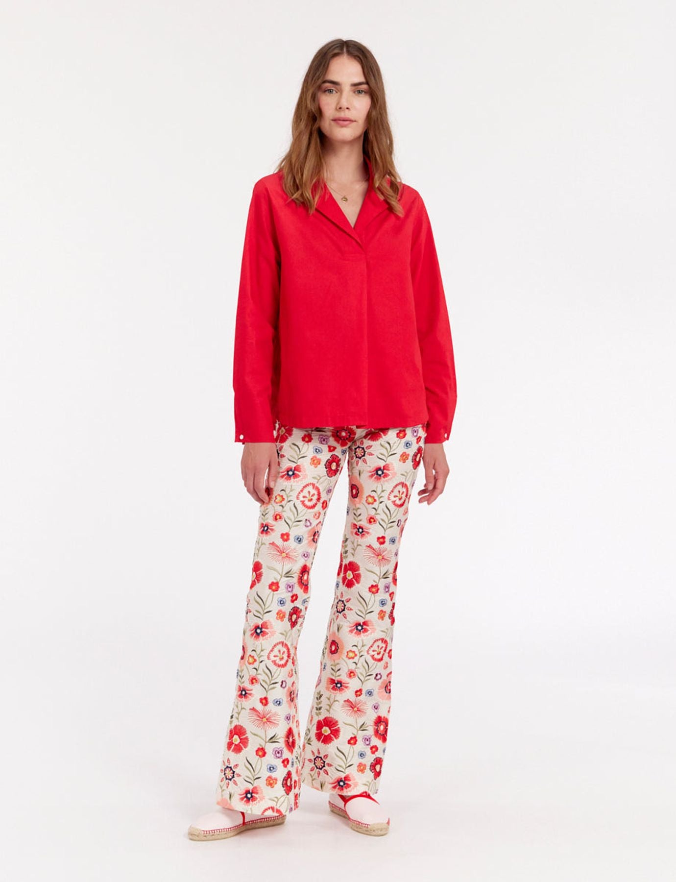 Noa top rojo