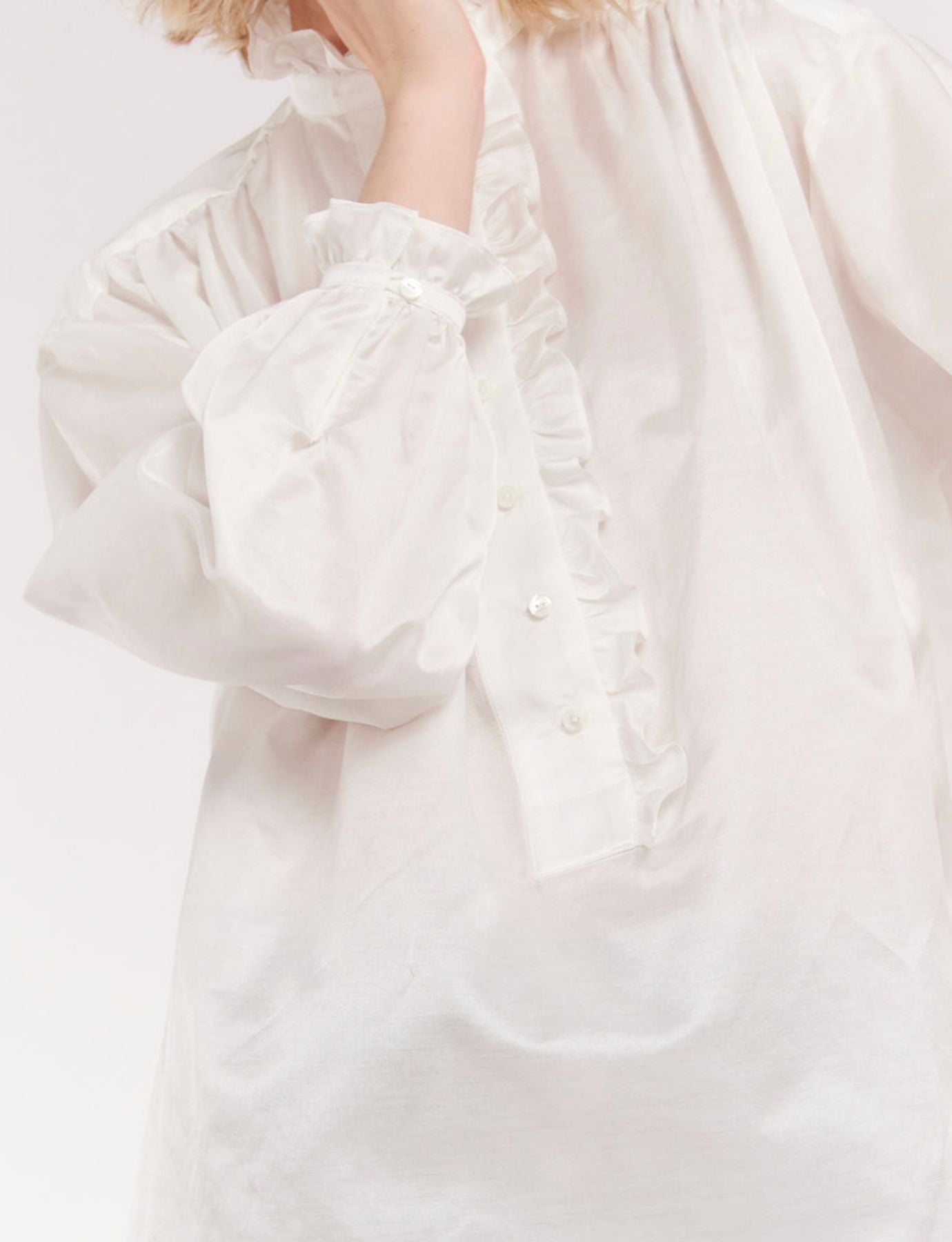 Camisa blanca oversize Maryange
