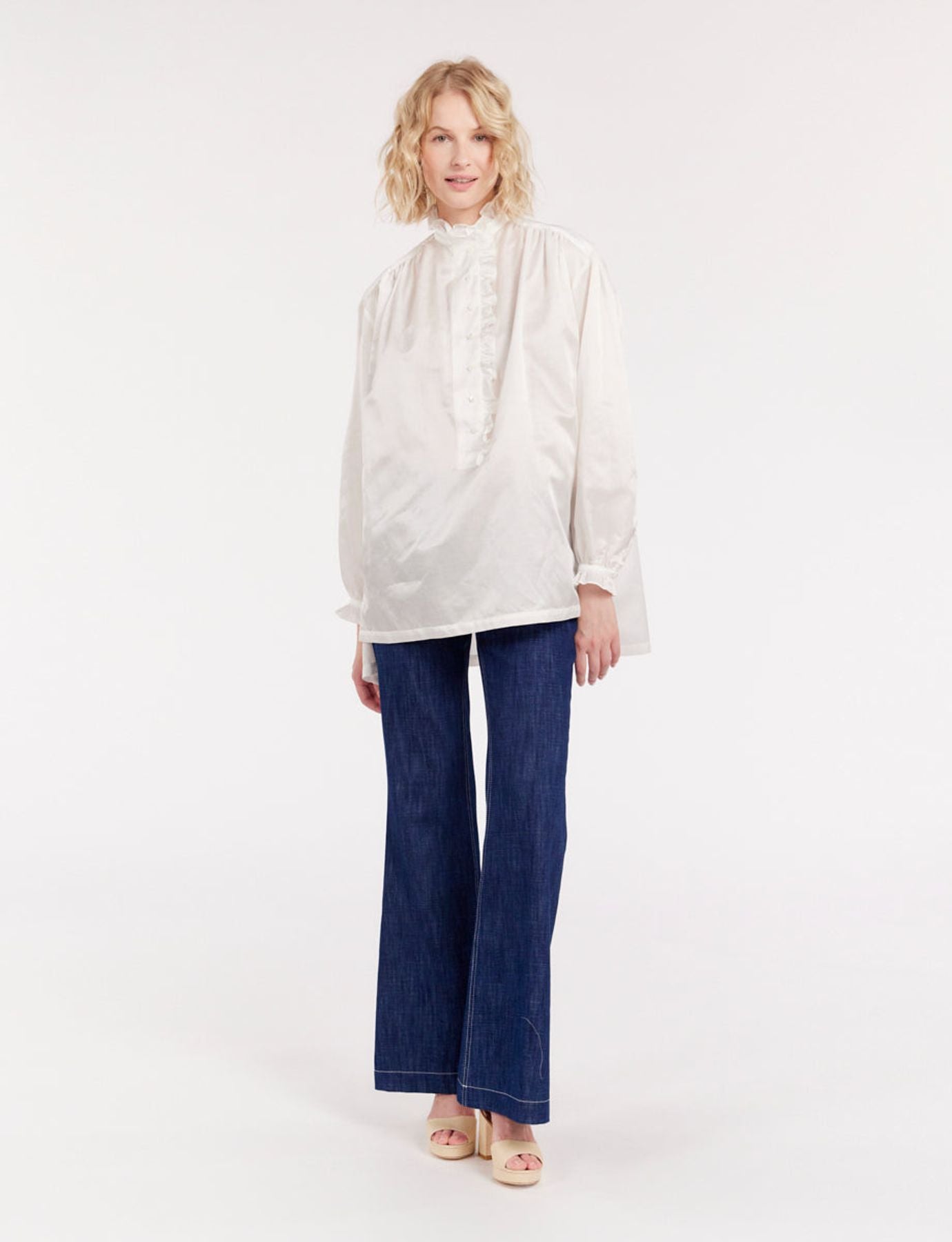 Camisa blanca oversize Maryange