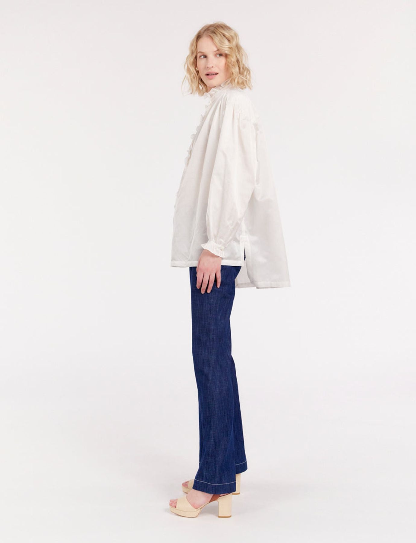 Camisa blanca oversize Maryange