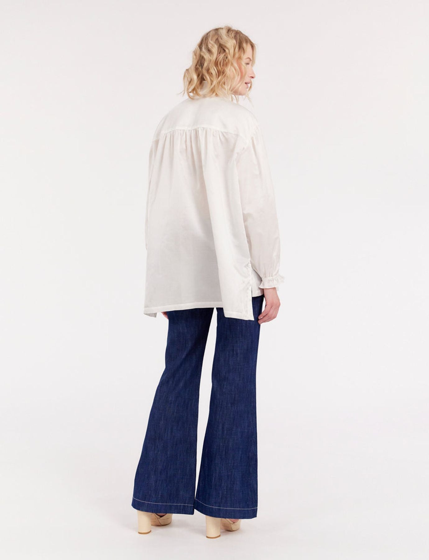 Camisa blanca oversize Maryange