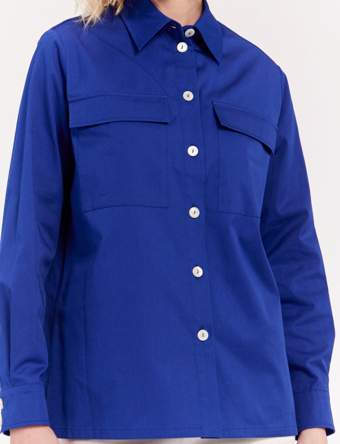 Chandler blue shirt