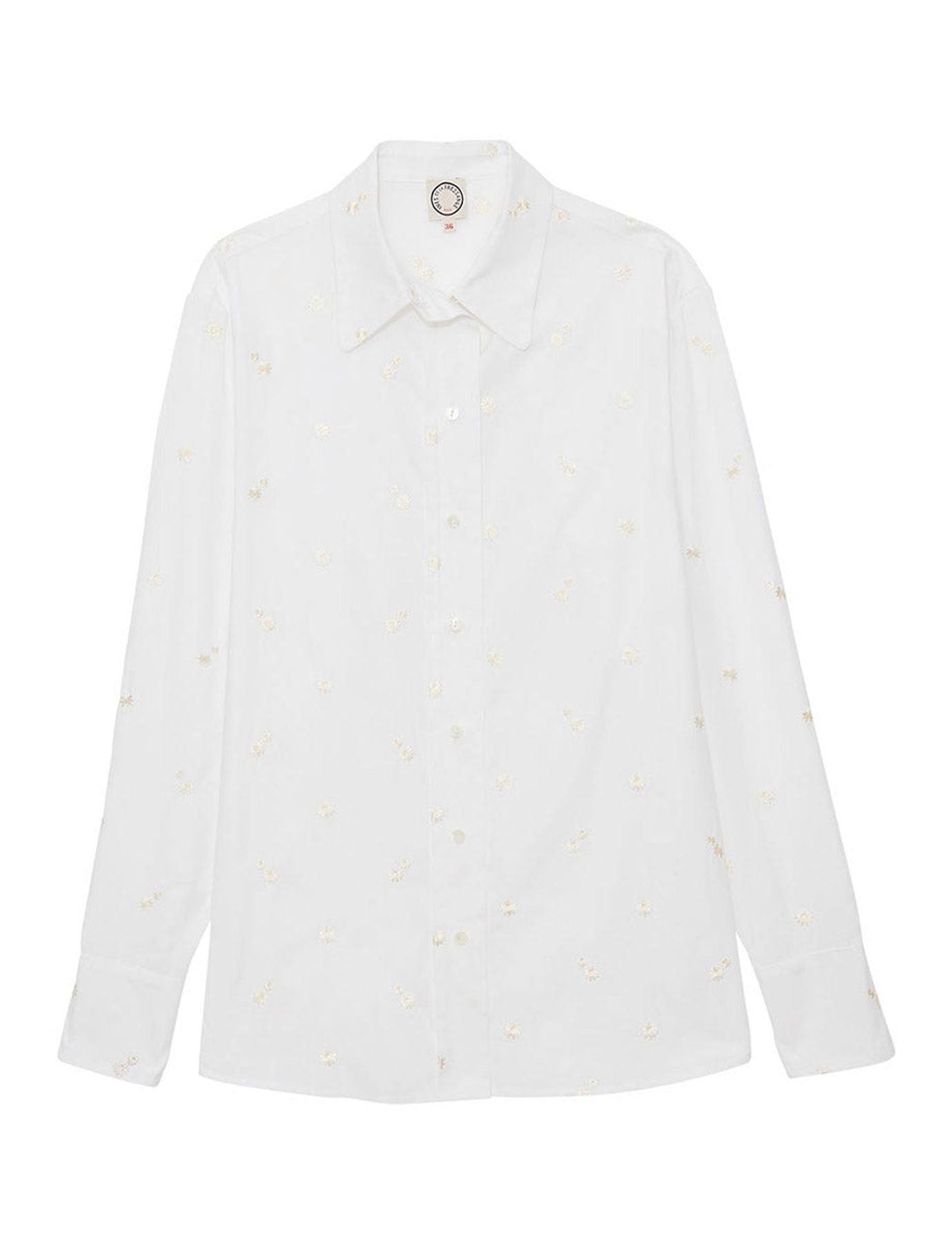 Camisa blanca Maureen con bordados