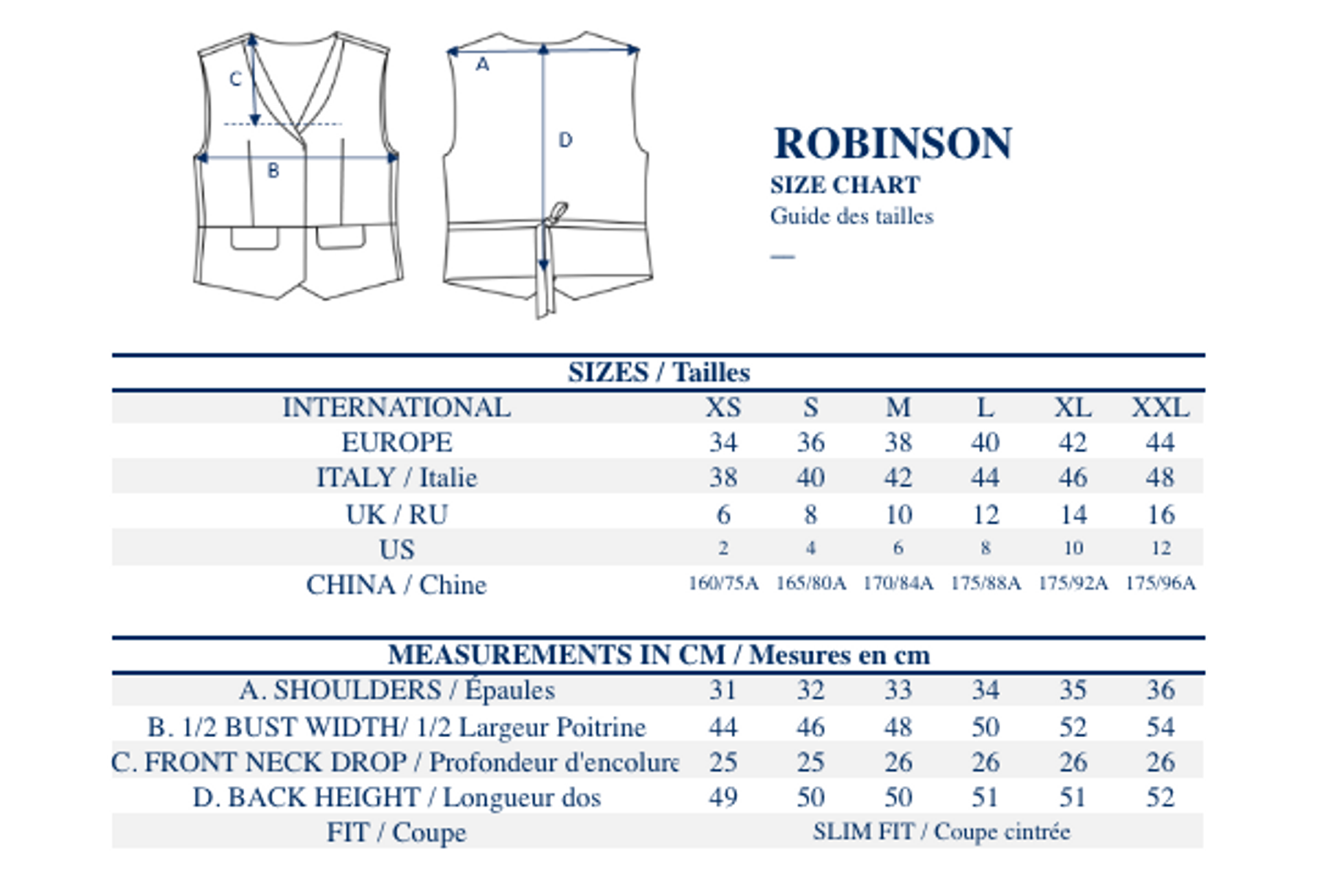 Chaleco bordado Robinson