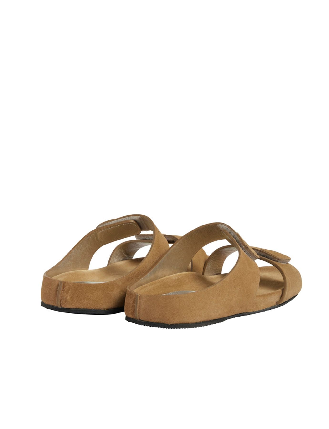 Mules Delia de piel color arena