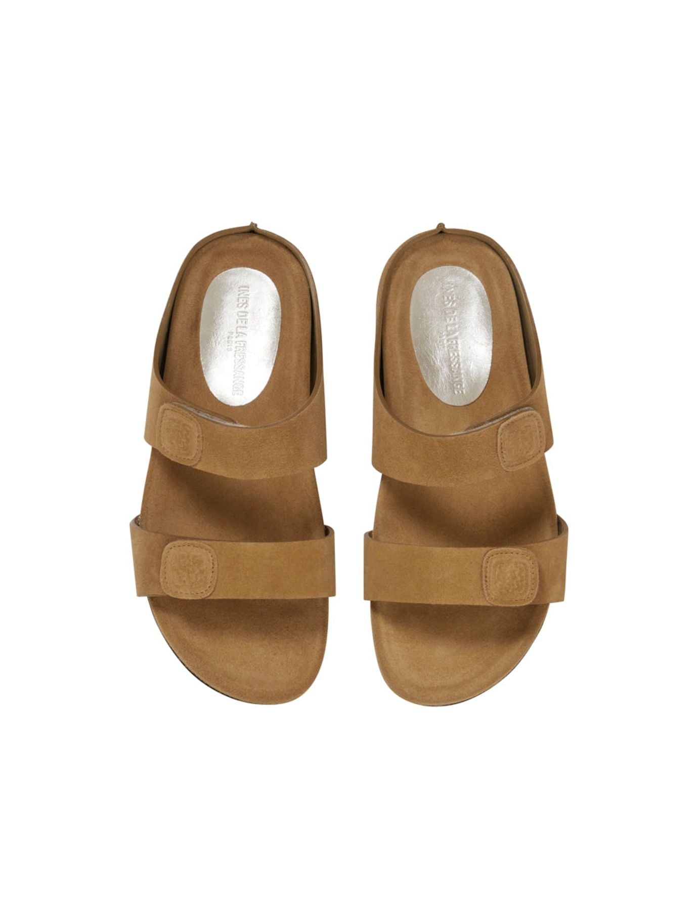Mules Delia de piel color arena