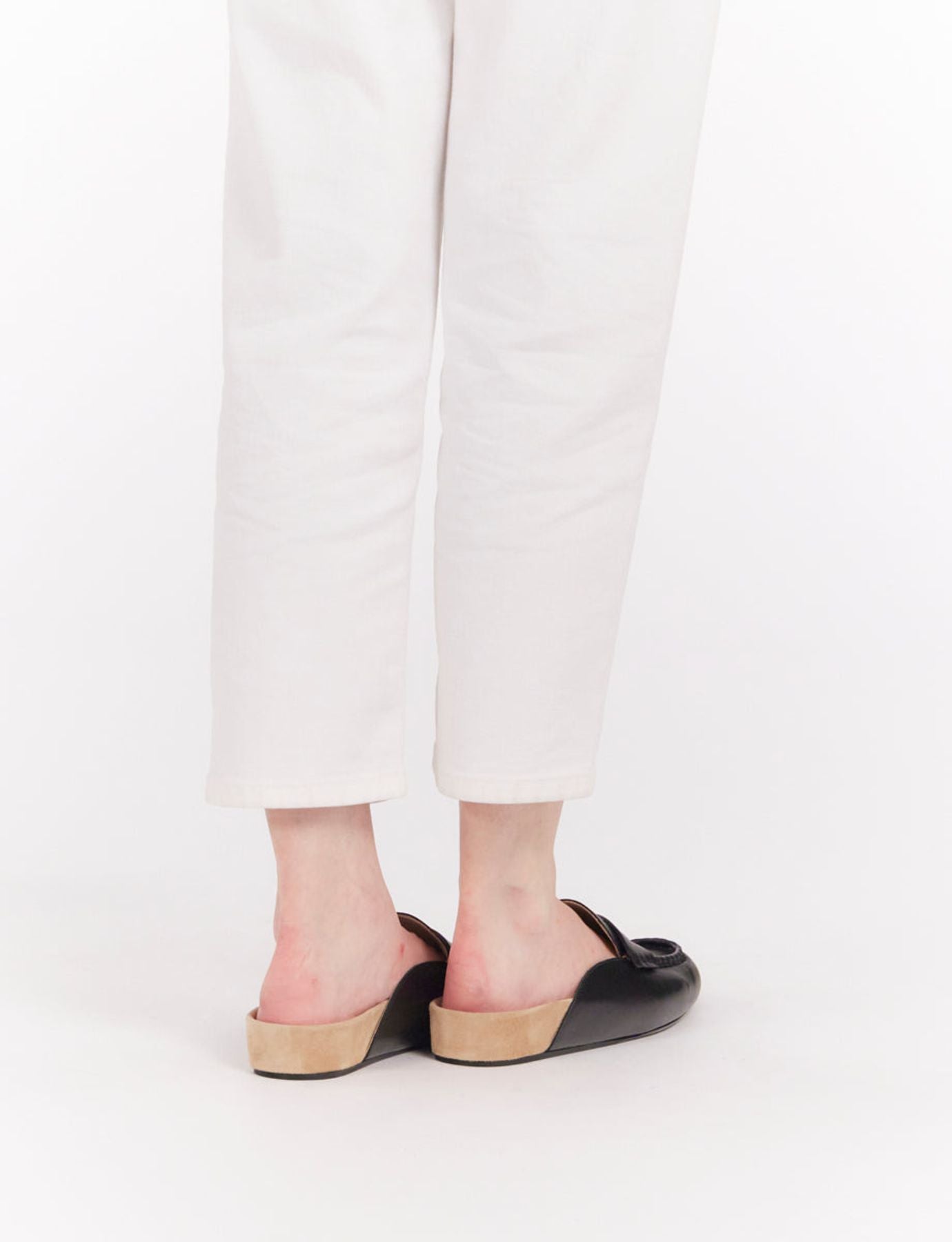 Mocasín de piel Flavie Negro