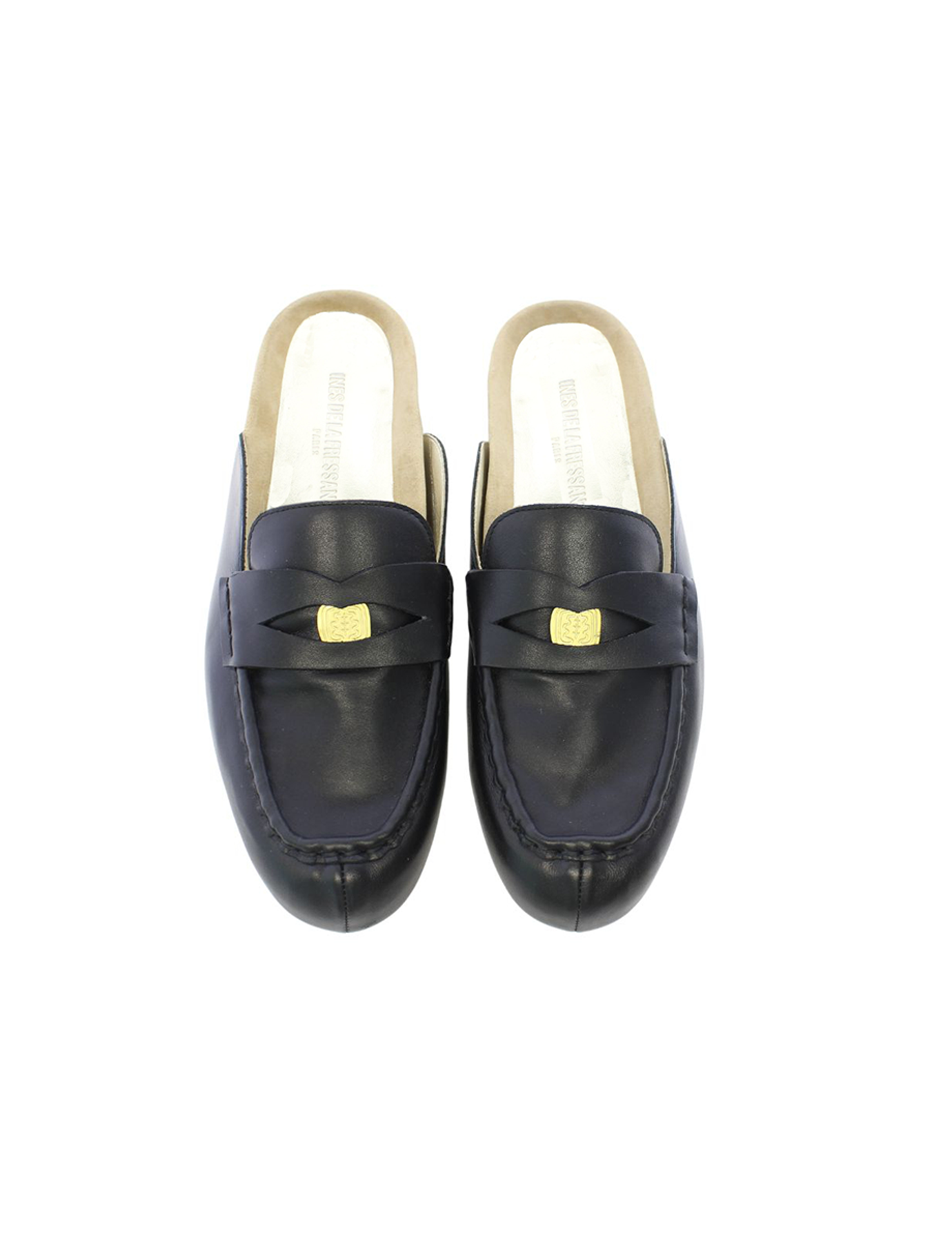 Mocasín de piel Flavie Negro