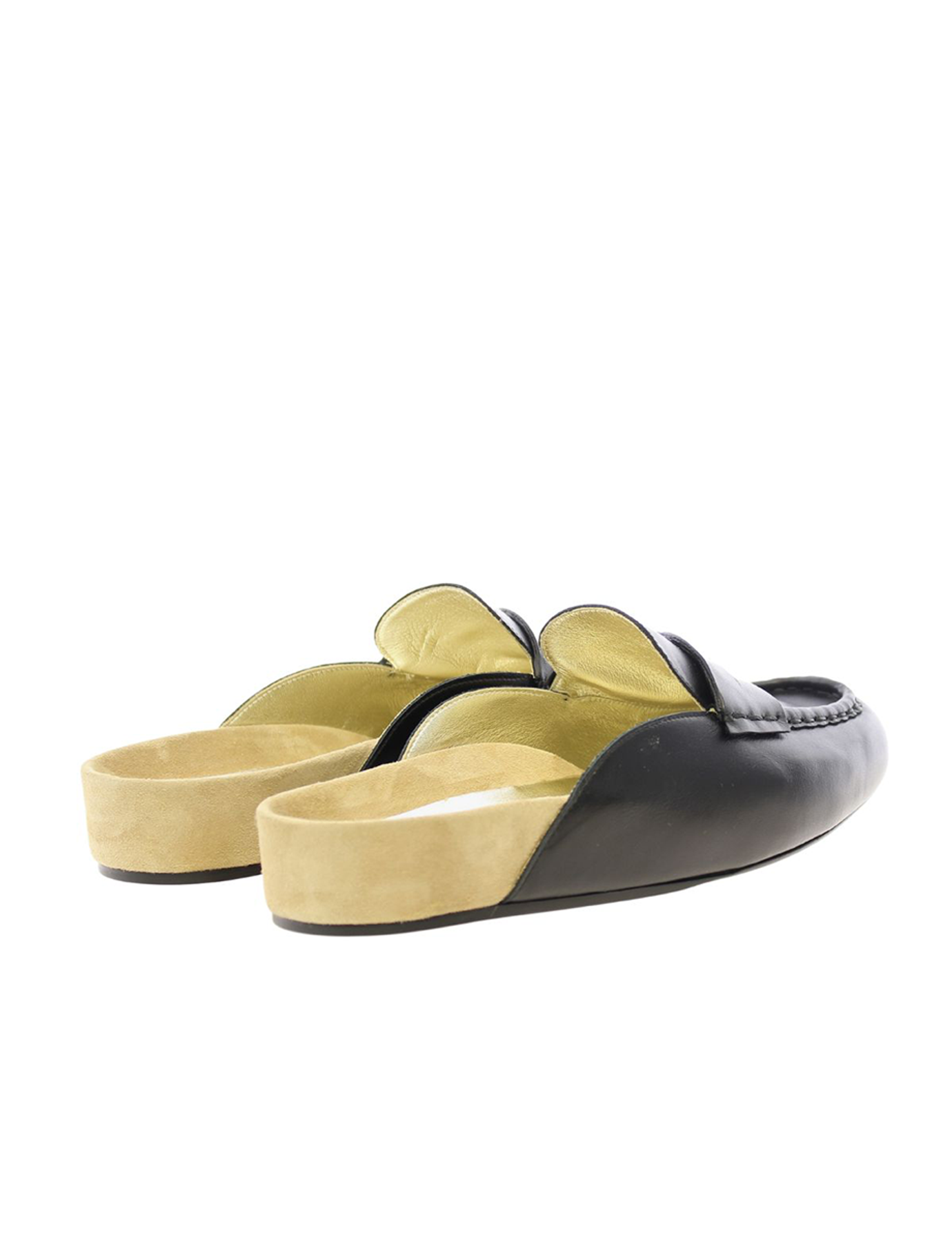 Mocasín de piel Flavie Negro