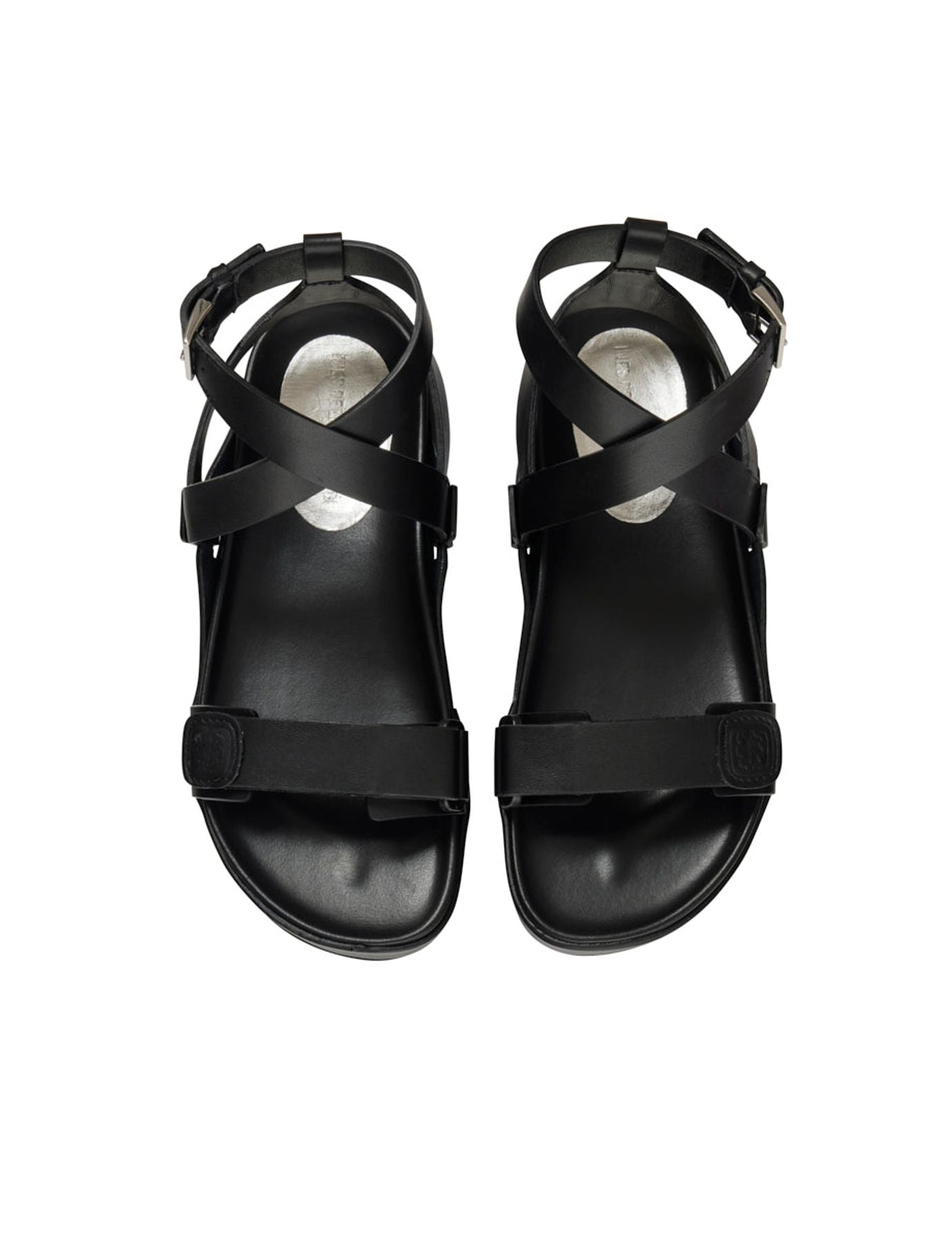 Black platform sandal