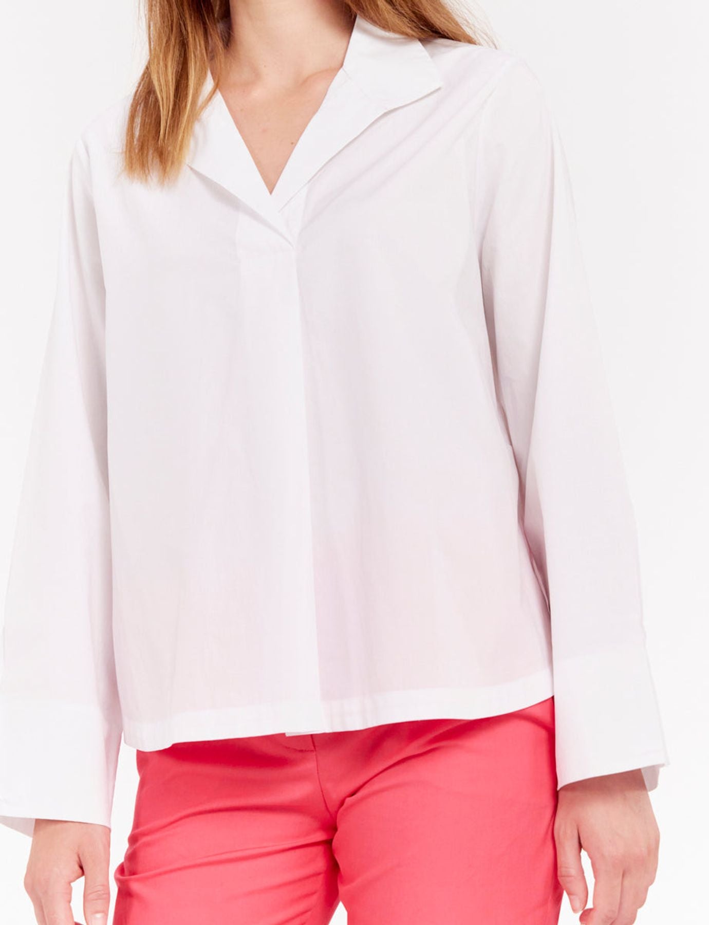 Noa white cotton shirt
