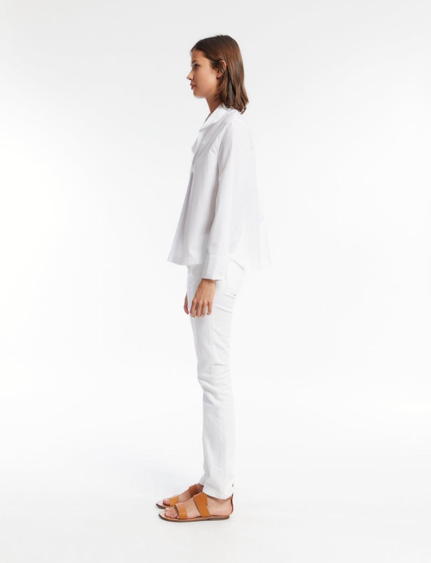 Noa white cotton shirt