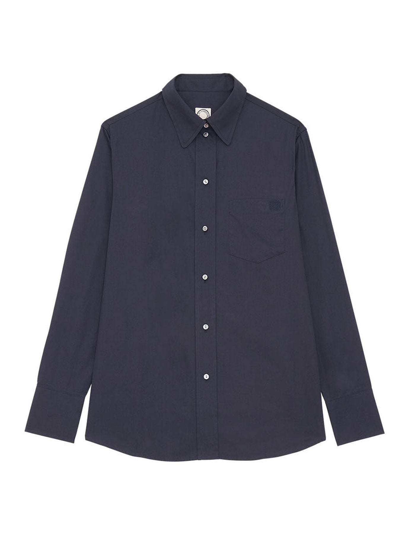 Maureen navy cotton shirt