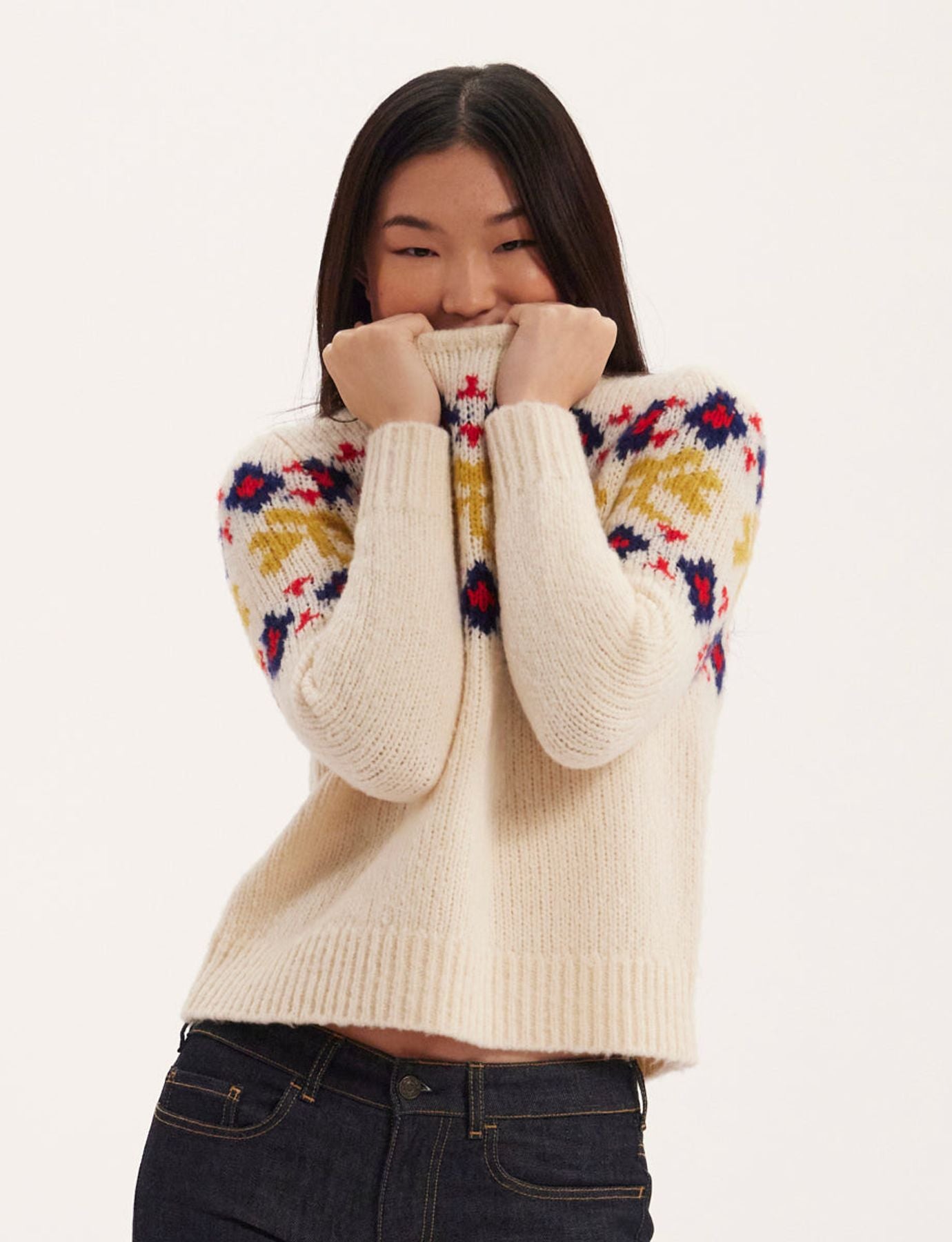Joia ecru sweater