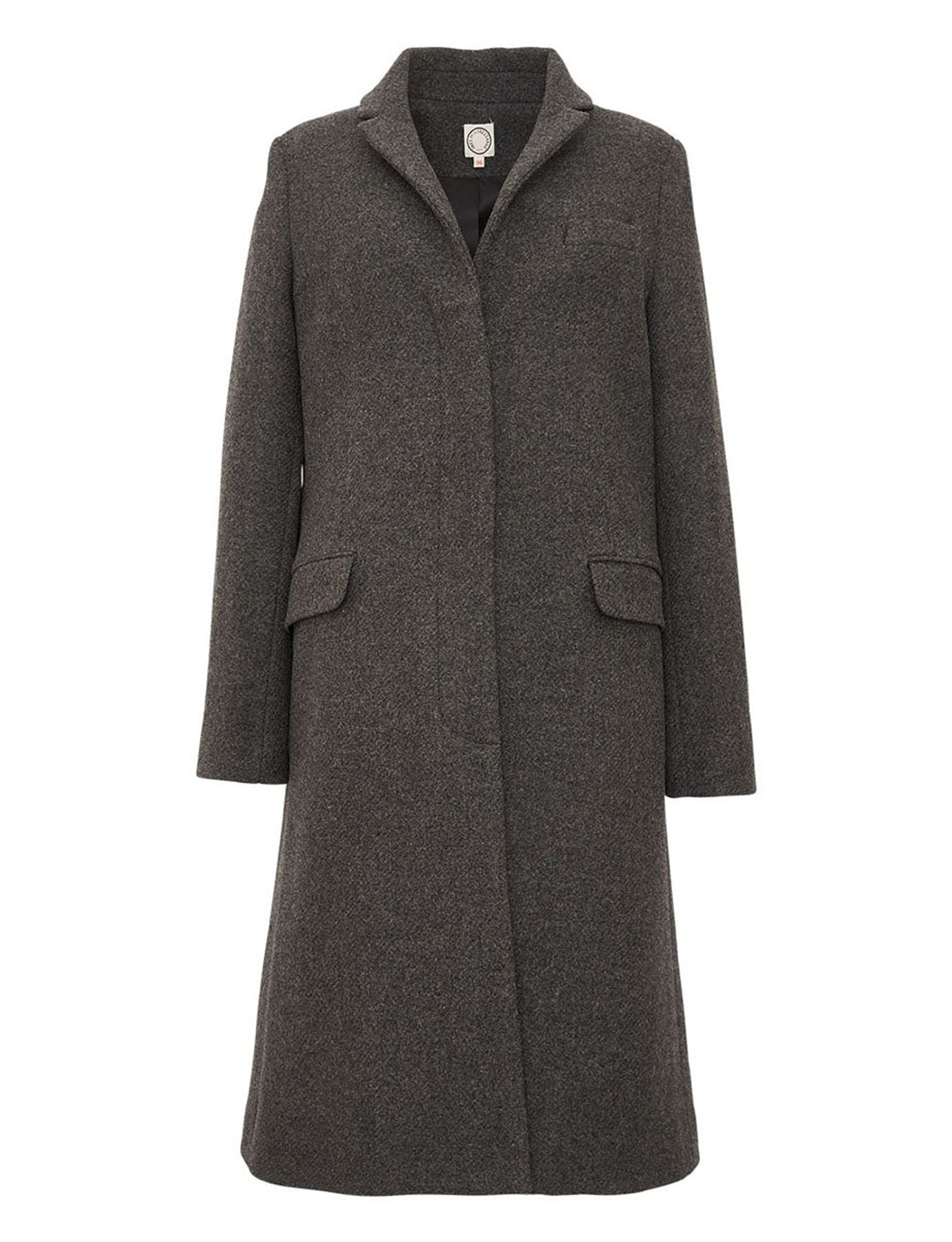 Abrigo gris Franck 100% lana