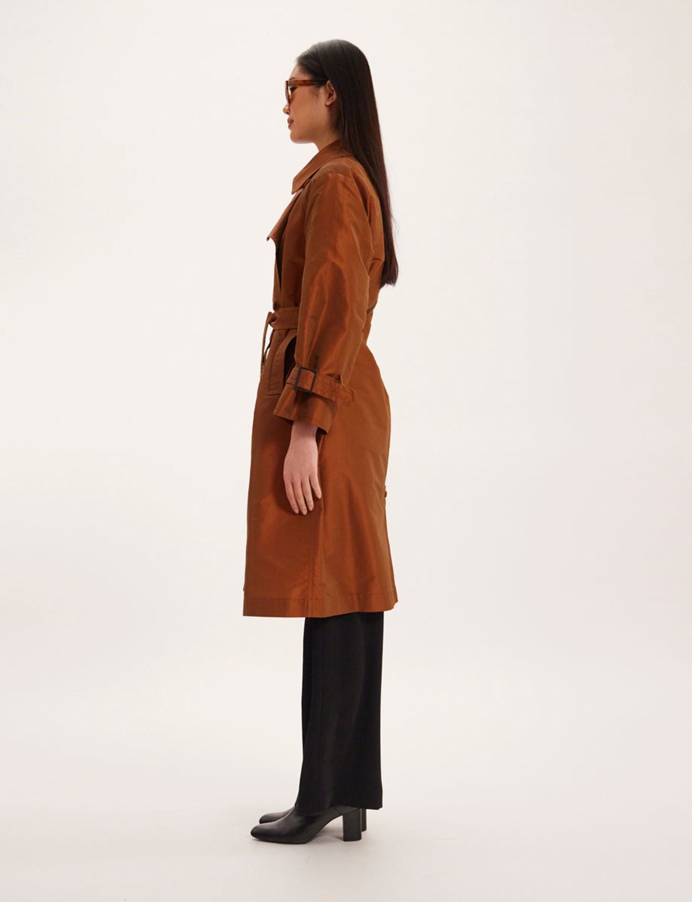 Gabardina Blake naranja bronce