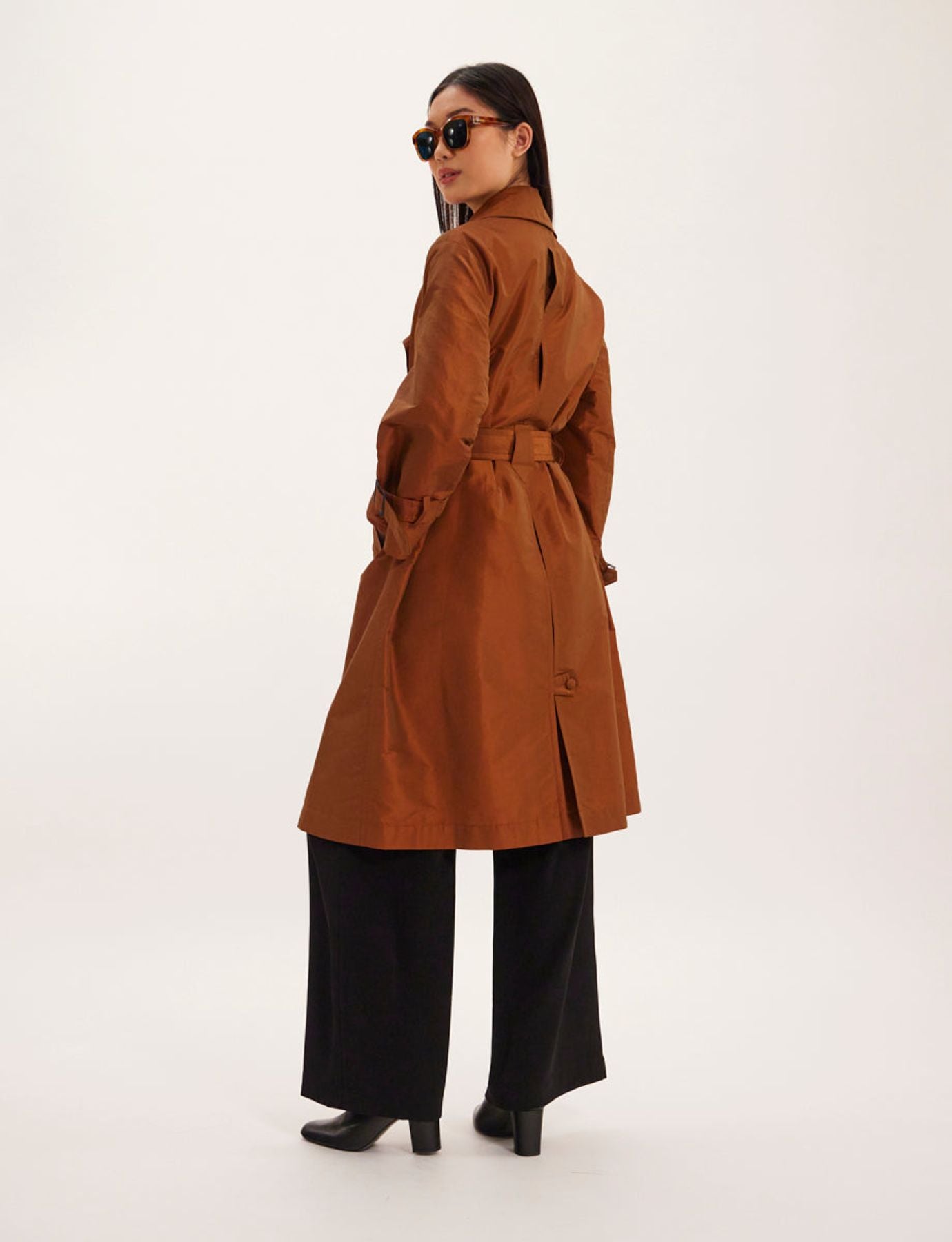Gabardina Blake naranja bronce